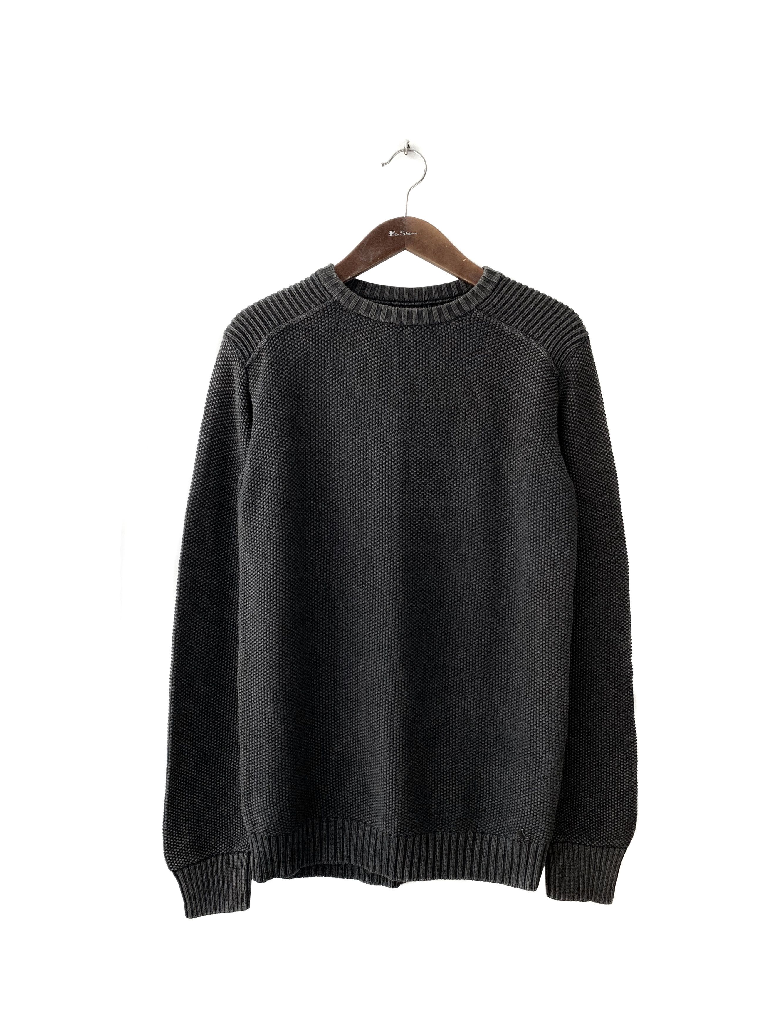Dr.Martens dark grey crewneck wool sweater