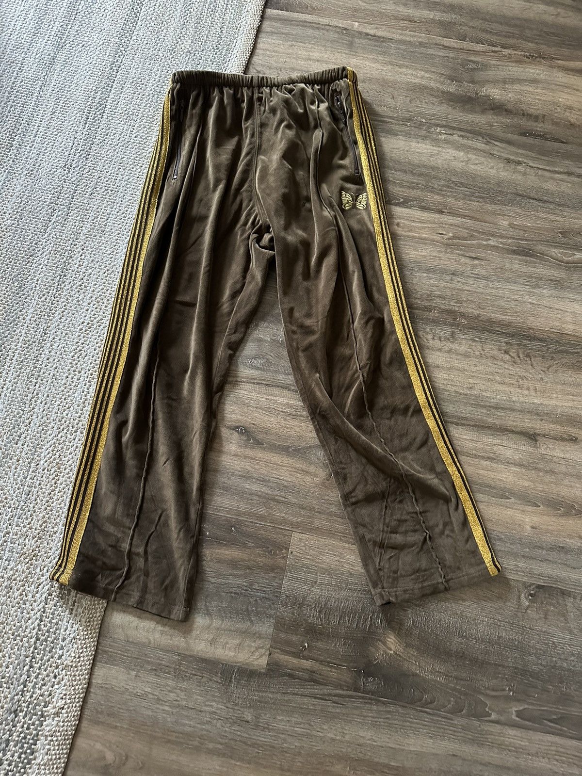 Needles Velour Trackpants | Grailed
