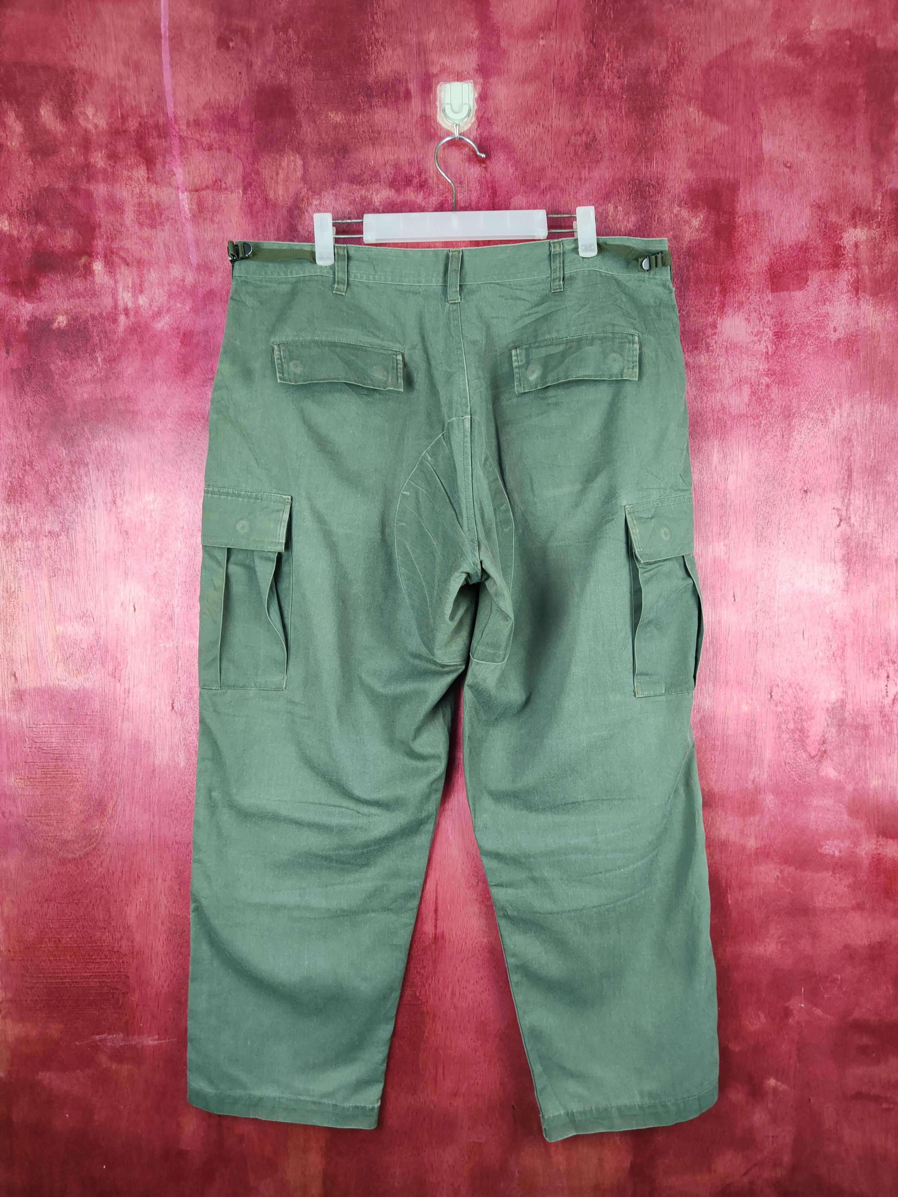 Vintage Vintage Army Green Multi Pocket Tactical Cargo Pants #S616 Size US 38 / EU 54 - 7 Thumbnail