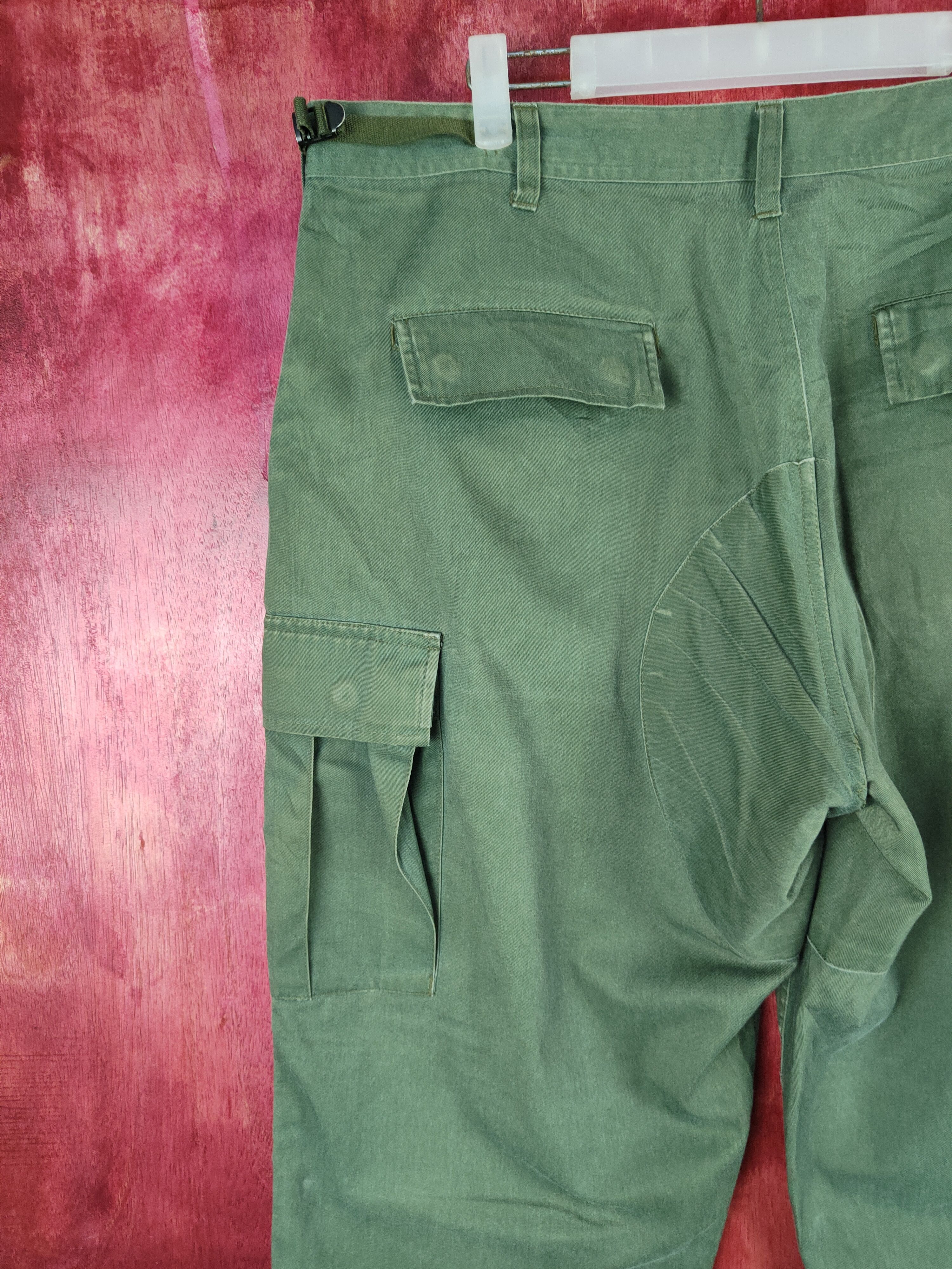 Vintage Vintage Army Green Multi Pocket Tactical Cargo Pants #S616 Size US 38 / EU 54 - 8 Thumbnail