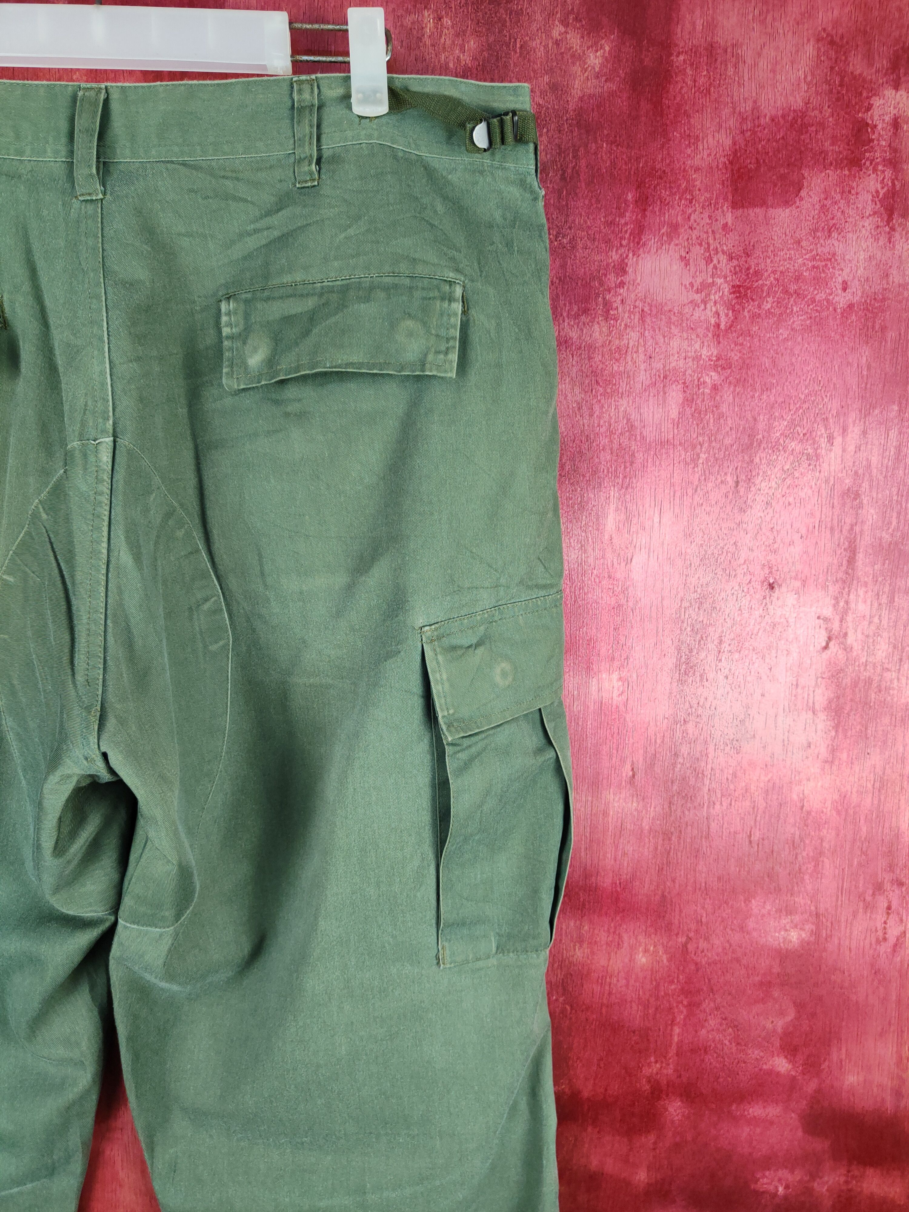 Vintage Vintage Army Green Multi Pocket Tactical Cargo Pants #S616 Size US 38 / EU 54 - 10 Thumbnail