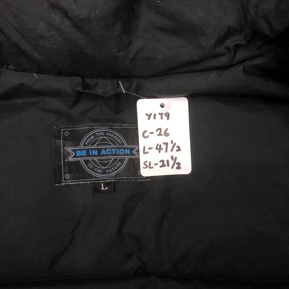 Japanese Brand Y179. JAPAN BE IN ACTION PUFFER LONG JACKET Size US L / EU 52-54 / 3 - 12 Thumbnail
