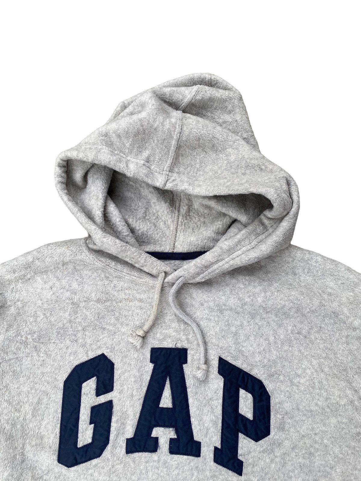 Gap Vintage GAP Big Spell Out Fleece Hoodies. #B1 Size US L / EU 52-54 / 3 - 3 Thumbnail