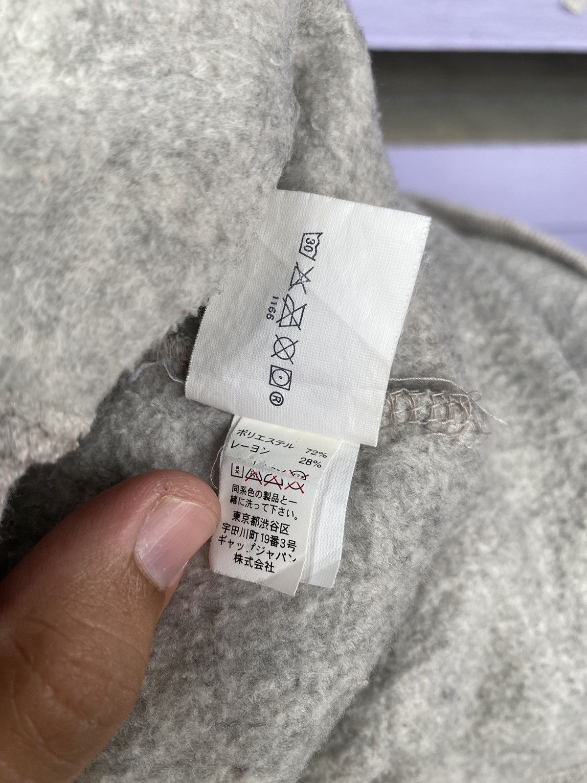 Gap Vintage GAP Big Spell Out Fleece Hoodies. #B1 Size US L / EU 52-54 / 3 - 7 Thumbnail