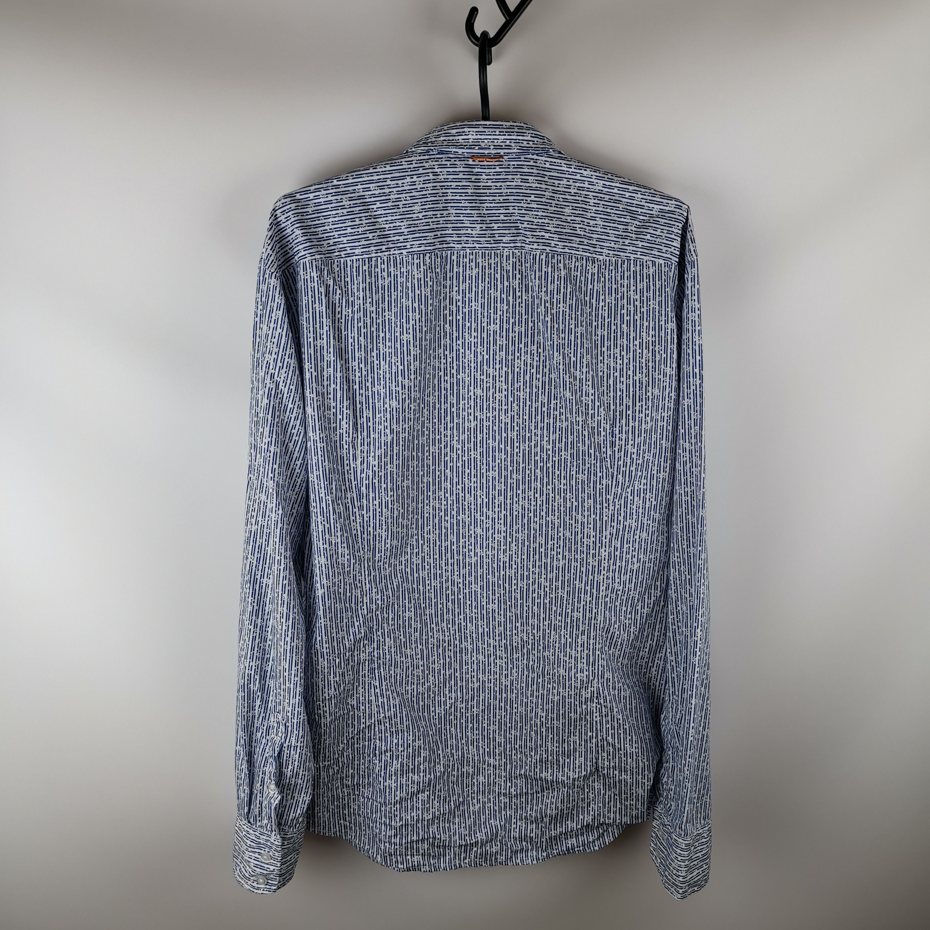 Hugo Boss Hugo boss orange pattern blue floral shirt Size US L / EU 52-54 / 3 - 3 Thumbnail