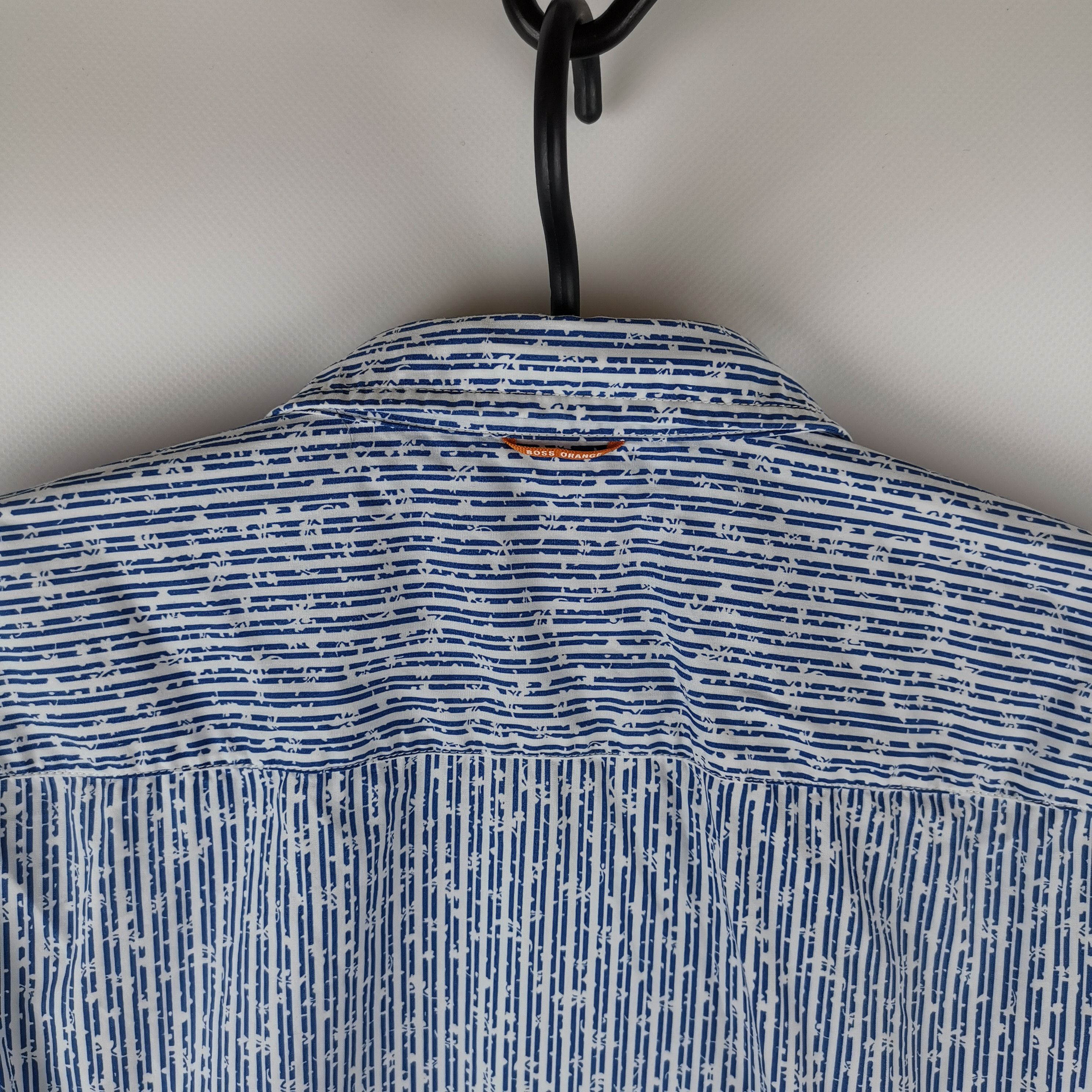 Hugo Boss Hugo boss orange pattern blue floral shirt Size US L / EU 52-54 / 3 - 7 Thumbnail