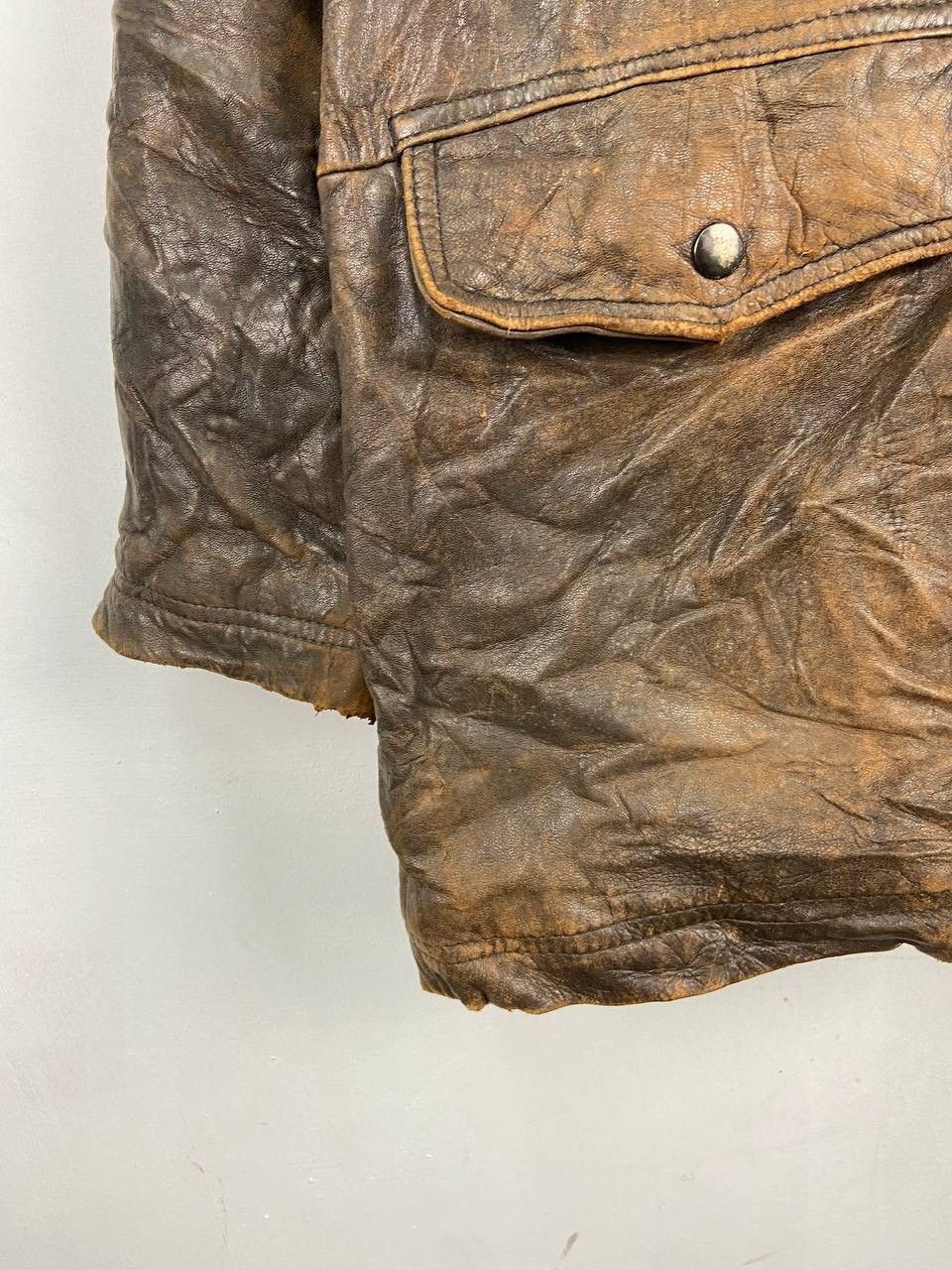 Japanese Brand 🇯🇵 Japanese Brand Vintage Leather Sheepskin Jacket Size US M / EU 48-50 / 2 - 10 Thumbnail