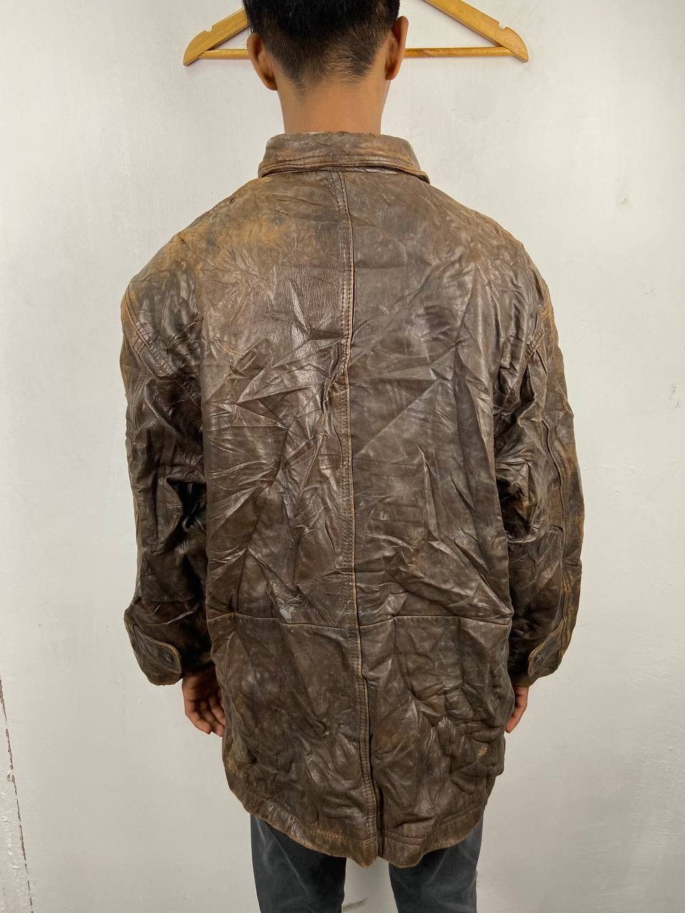 Japanese Brand 🇯🇵 Japanese Brand Vintage Leather Sheepskin Jacket Size US M / EU 48-50 / 2 - 3 Thumbnail