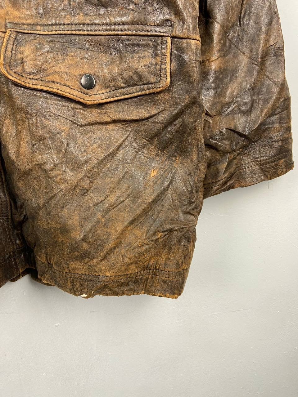 Japanese Brand 🇯🇵 Japanese Brand Vintage Leather Sheepskin Jacket Size US M / EU 48-50 / 2 - 9 Thumbnail