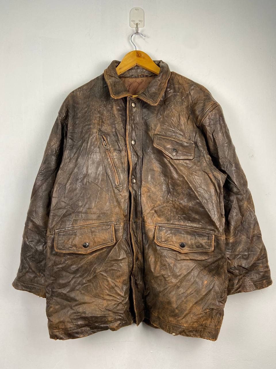 Japanese Brand 🇯🇵 Japanese Brand Vintage Leather Sheepskin Jacket Size US M / EU 48-50 / 2 - 4 Thumbnail