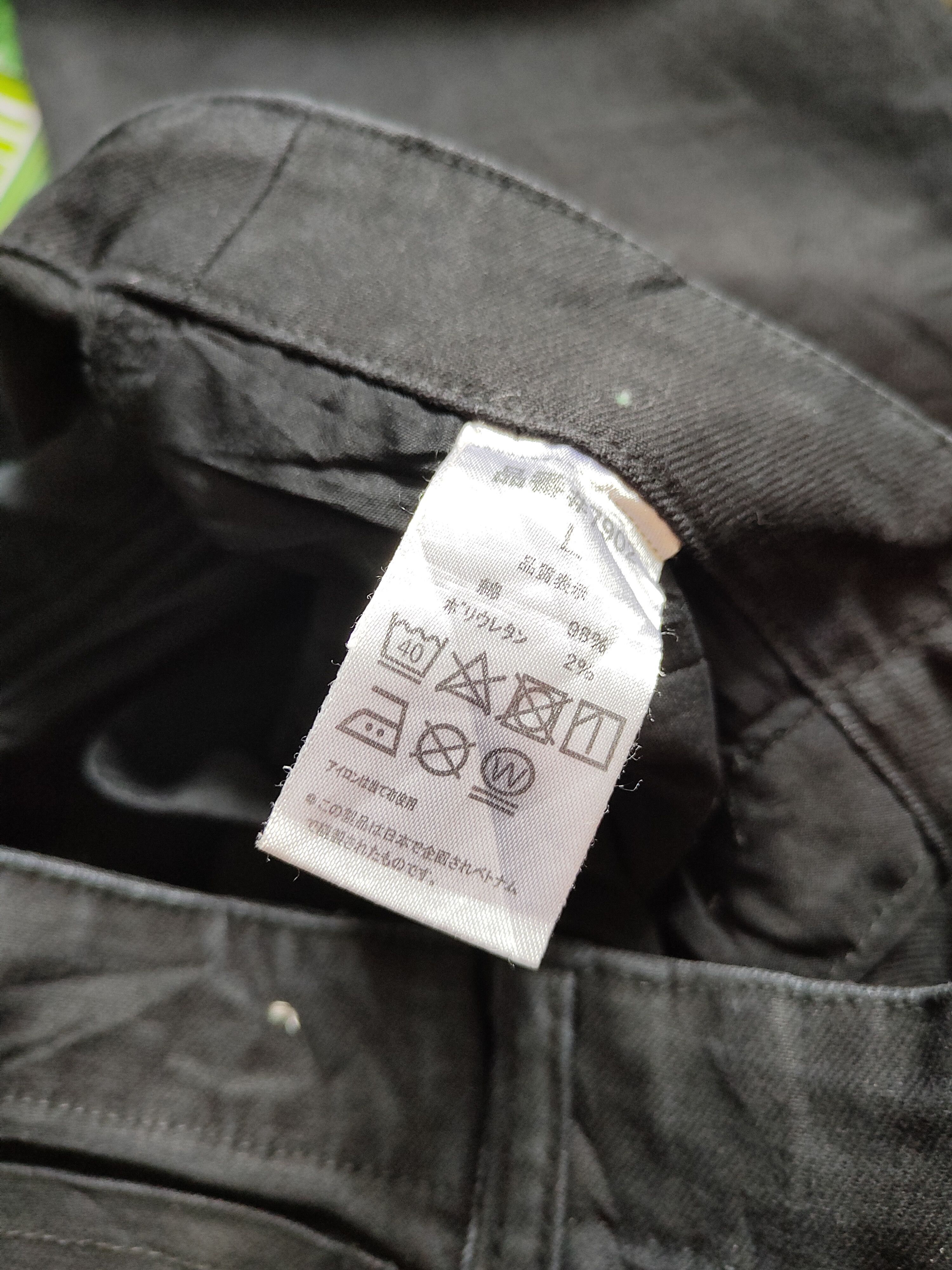 Japanese Brand I'Z Frontier Black Multi Pocket Tactical Cargo Denim #S624 Size US 32 / EU 48 - 15 Thumbnail