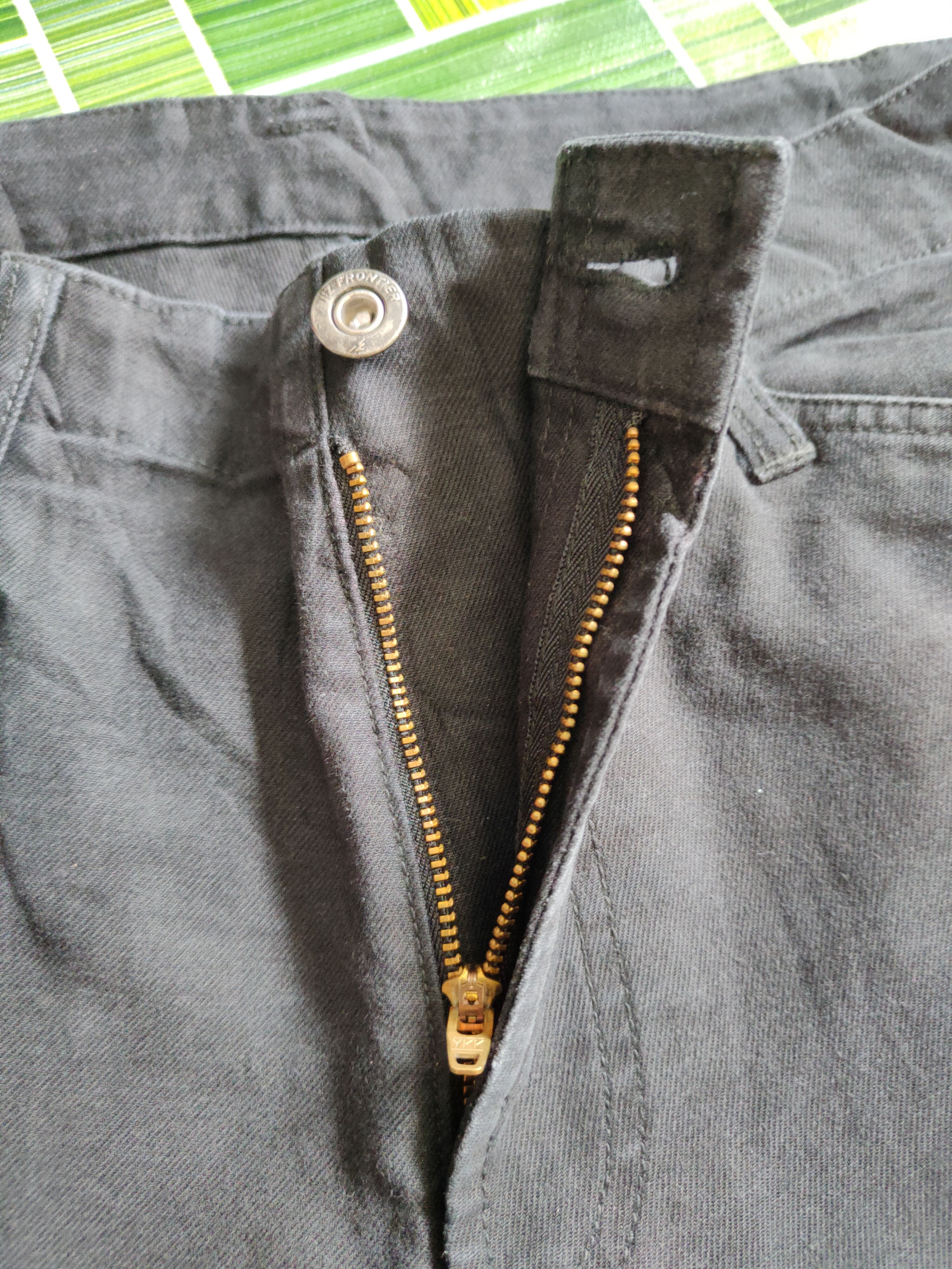 Japanese Brand I'Z Frontier Black Multi Pocket Tactical Cargo Denim #S624 Size US 32 / EU 48 - 14 Thumbnail