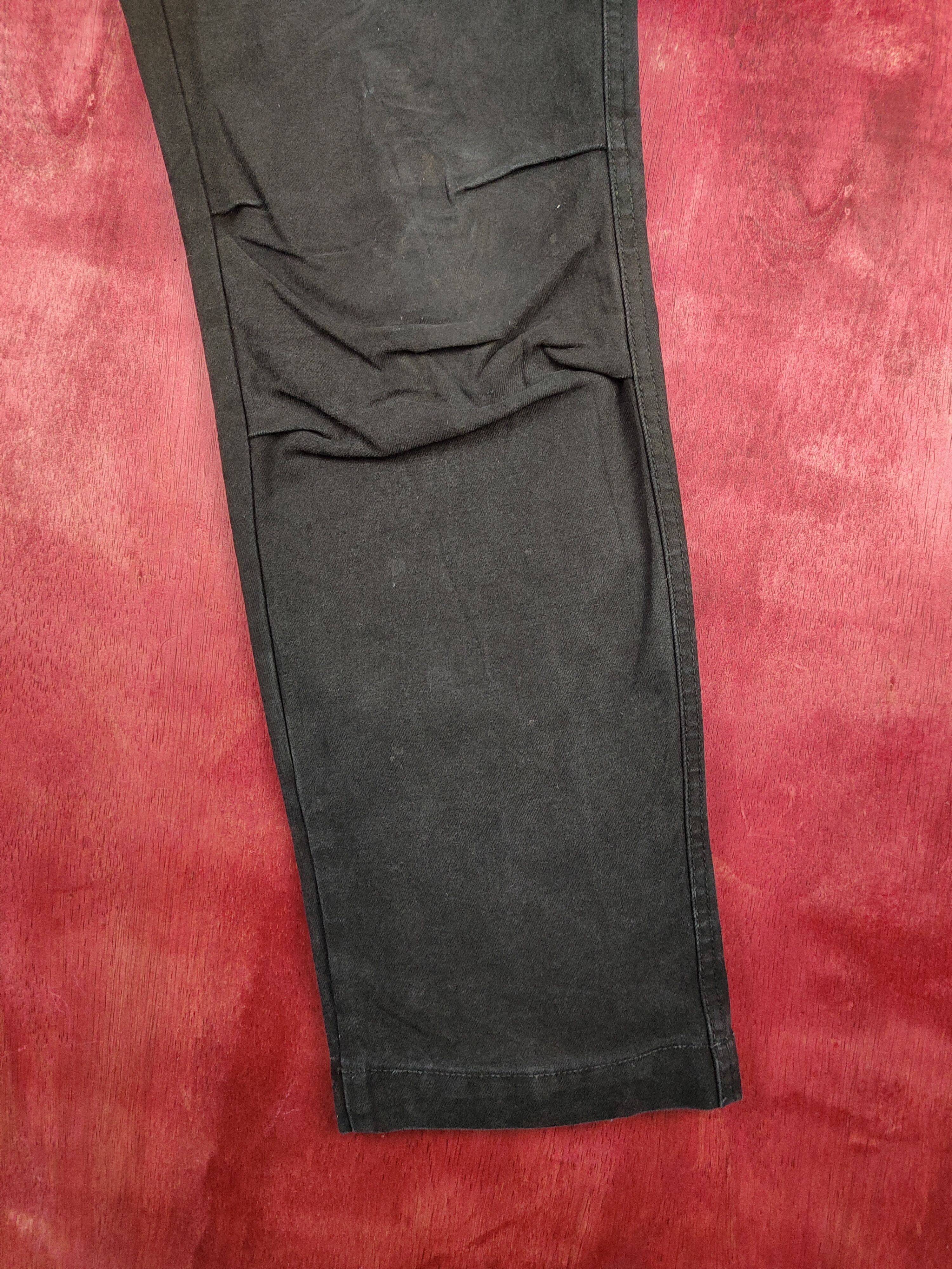 Japanese Brand I'Z Frontier Black Multi Pocket Tactical Cargo Denim #S624 Size US 32 / EU 48 - 8 Thumbnail