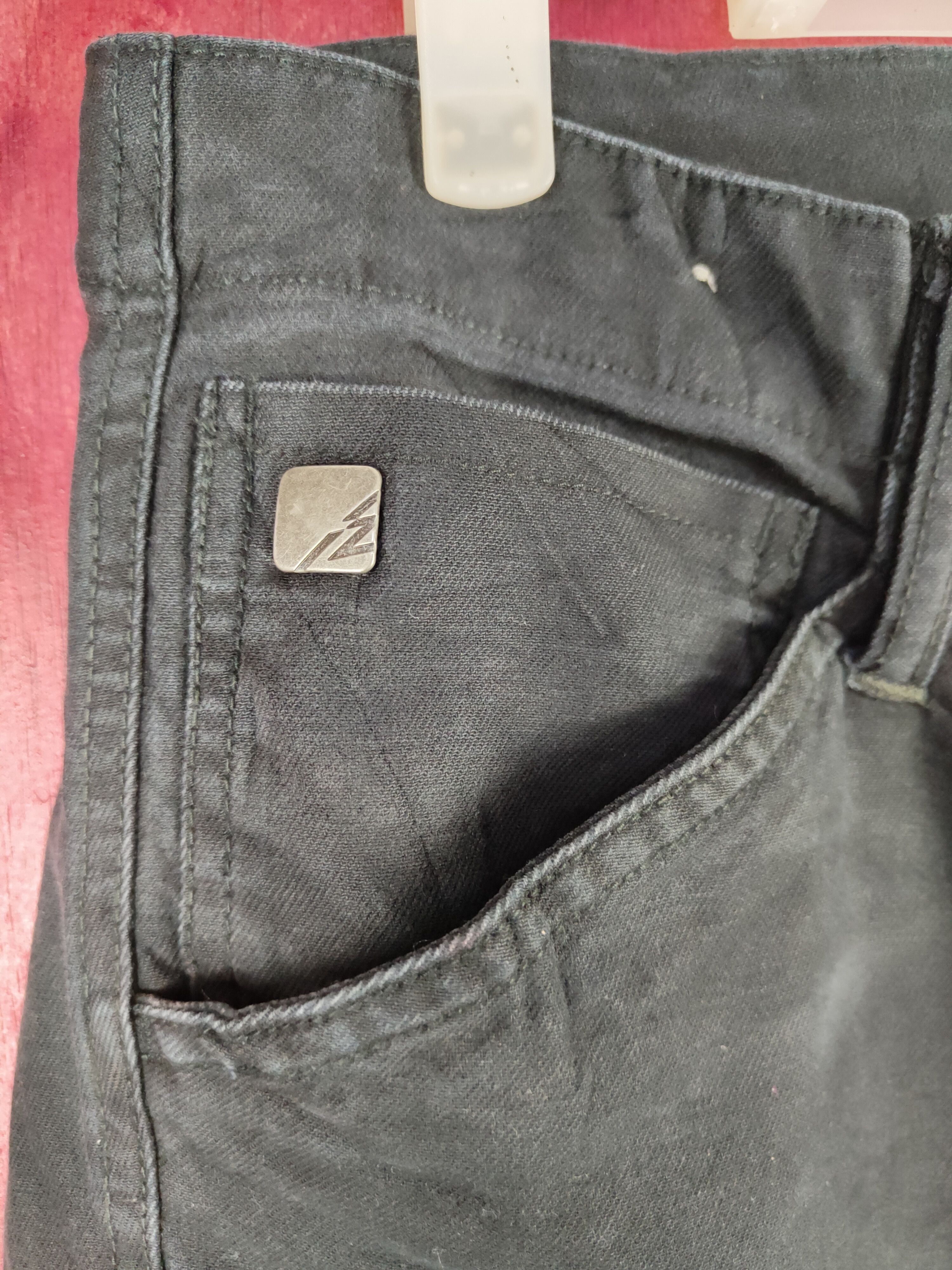 Japanese Brand I'Z Frontier Black Multi Pocket Tactical Cargo Denim #S624 Size US 32 / EU 48 - 3 Thumbnail