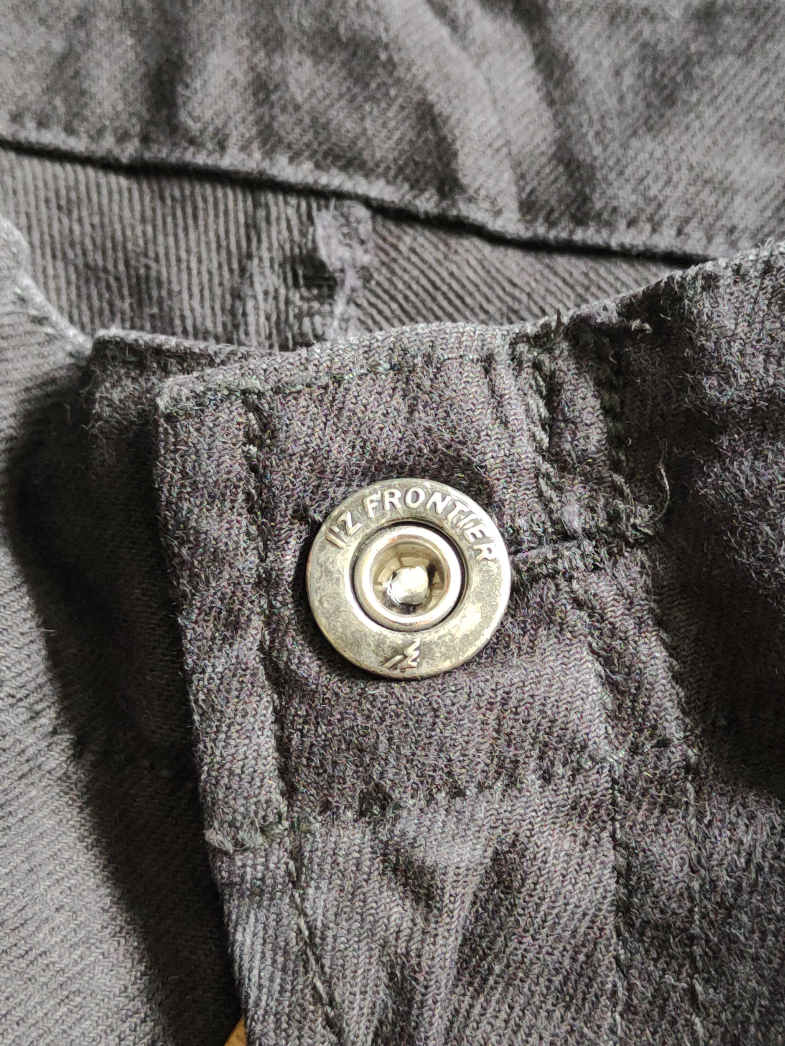 Japanese Brand I'Z Frontier Black Multi Pocket Tactical Cargo Denim #S624 Size US 32 / EU 48 - 16 Thumbnail