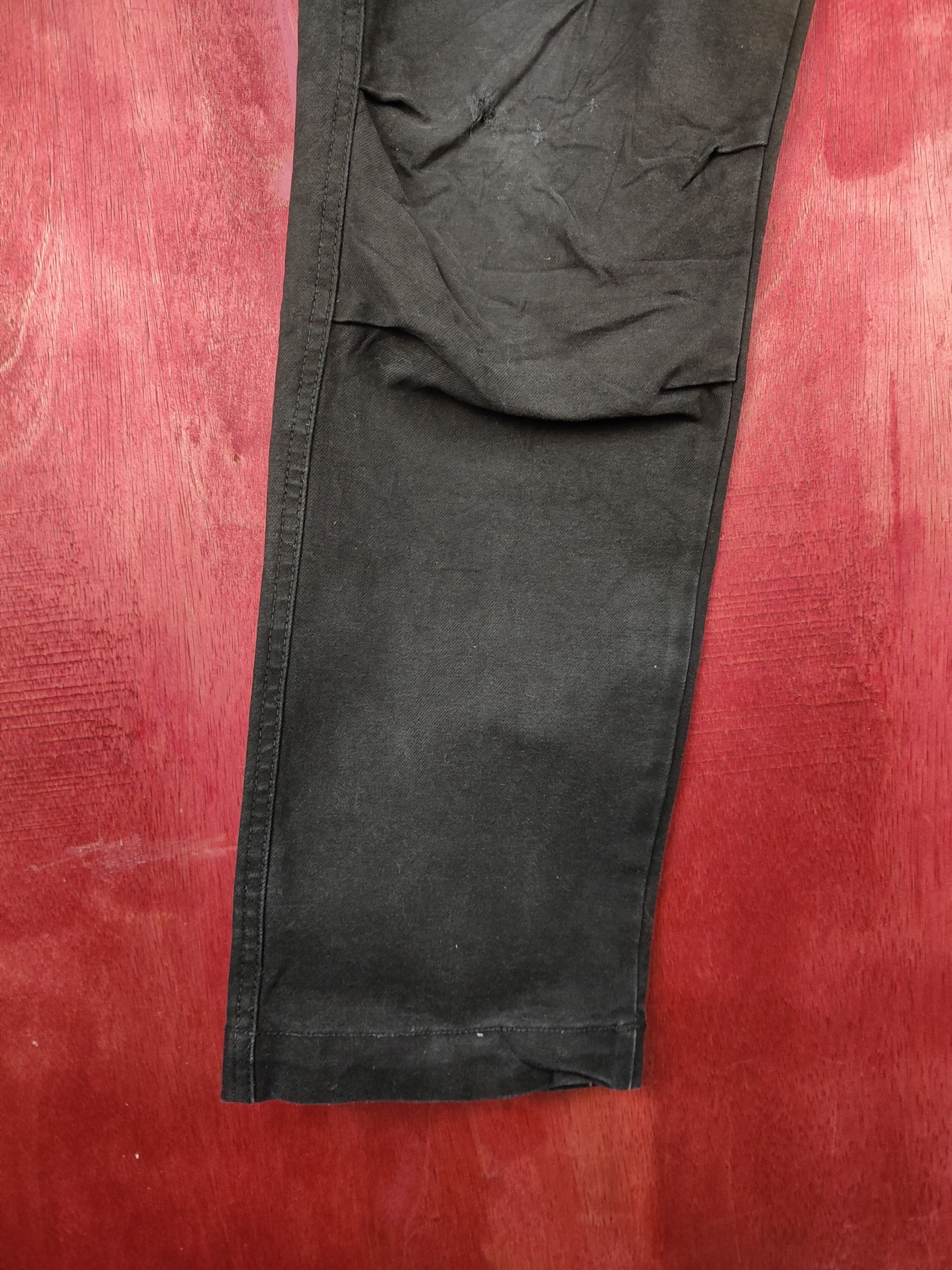Japanese Brand I'Z Frontier Black Multi Pocket Tactical Cargo Denim #S624 Size US 32 / EU 48 - 6 Thumbnail