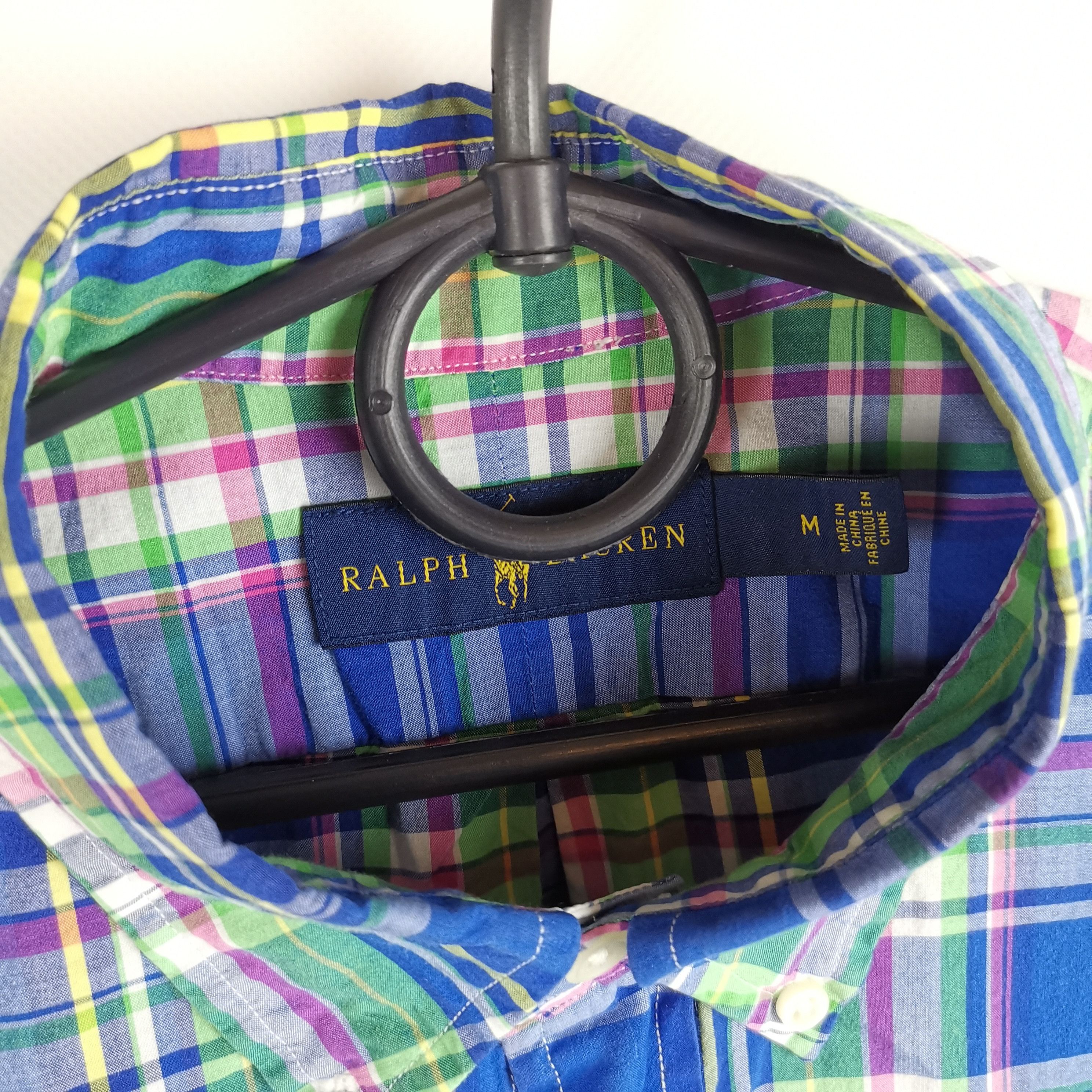 Polo Ralph Lauren Polo Ralph Lauren check plaid multicolor short sleeve shirt Size US M / EU 48-50 / 2 - 2 Thumbnail