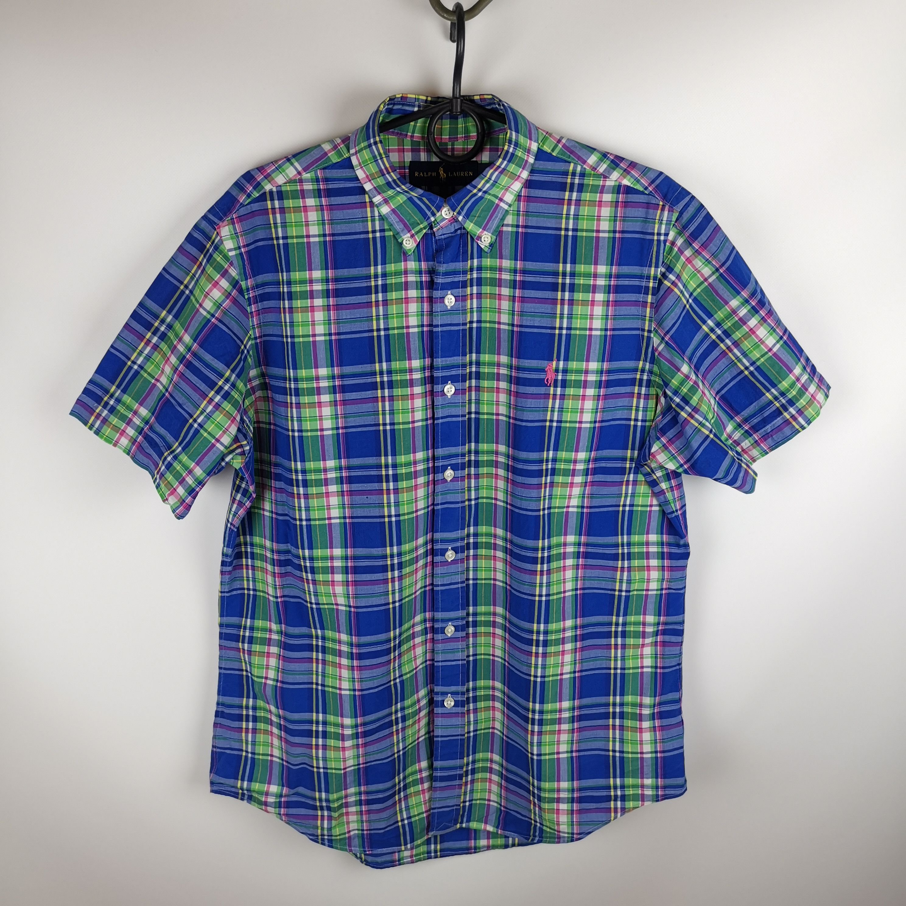 Polo Ralph Lauren Polo Ralph Lauren check plaid multicolor short sleeve shirt Size US M / EU 48-50 / 2 - 1 Thumbnail