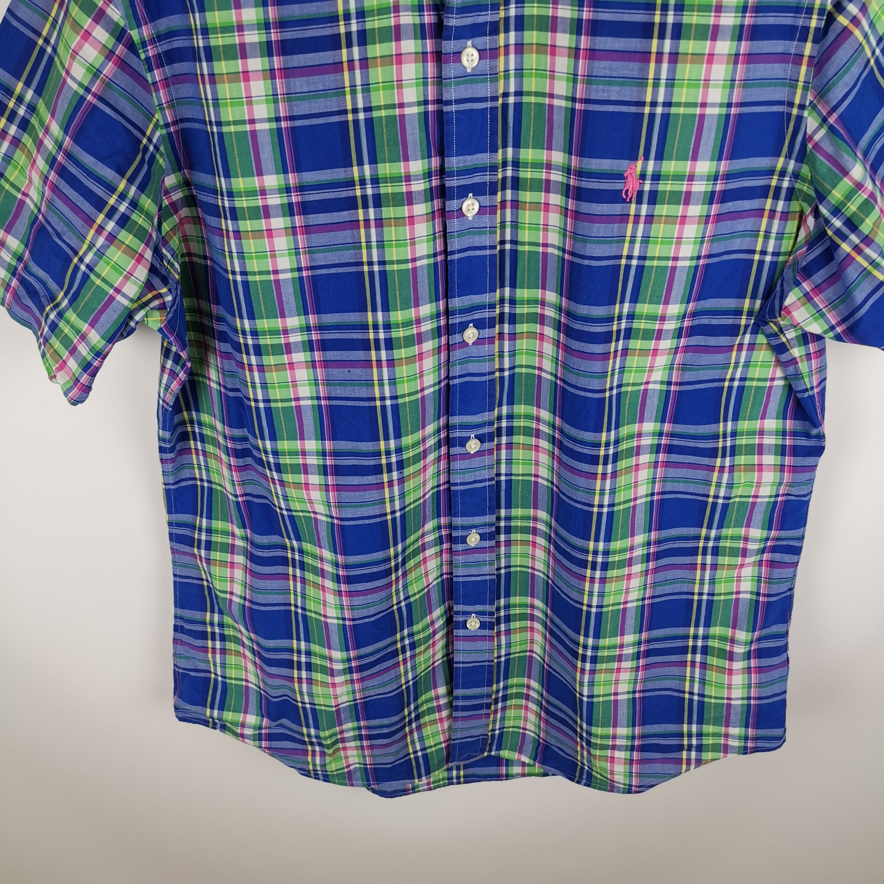 Polo Ralph Lauren Polo Ralph Lauren check plaid multicolor short sleeve shirt Size US M / EU 48-50 / 2 - 3 Thumbnail