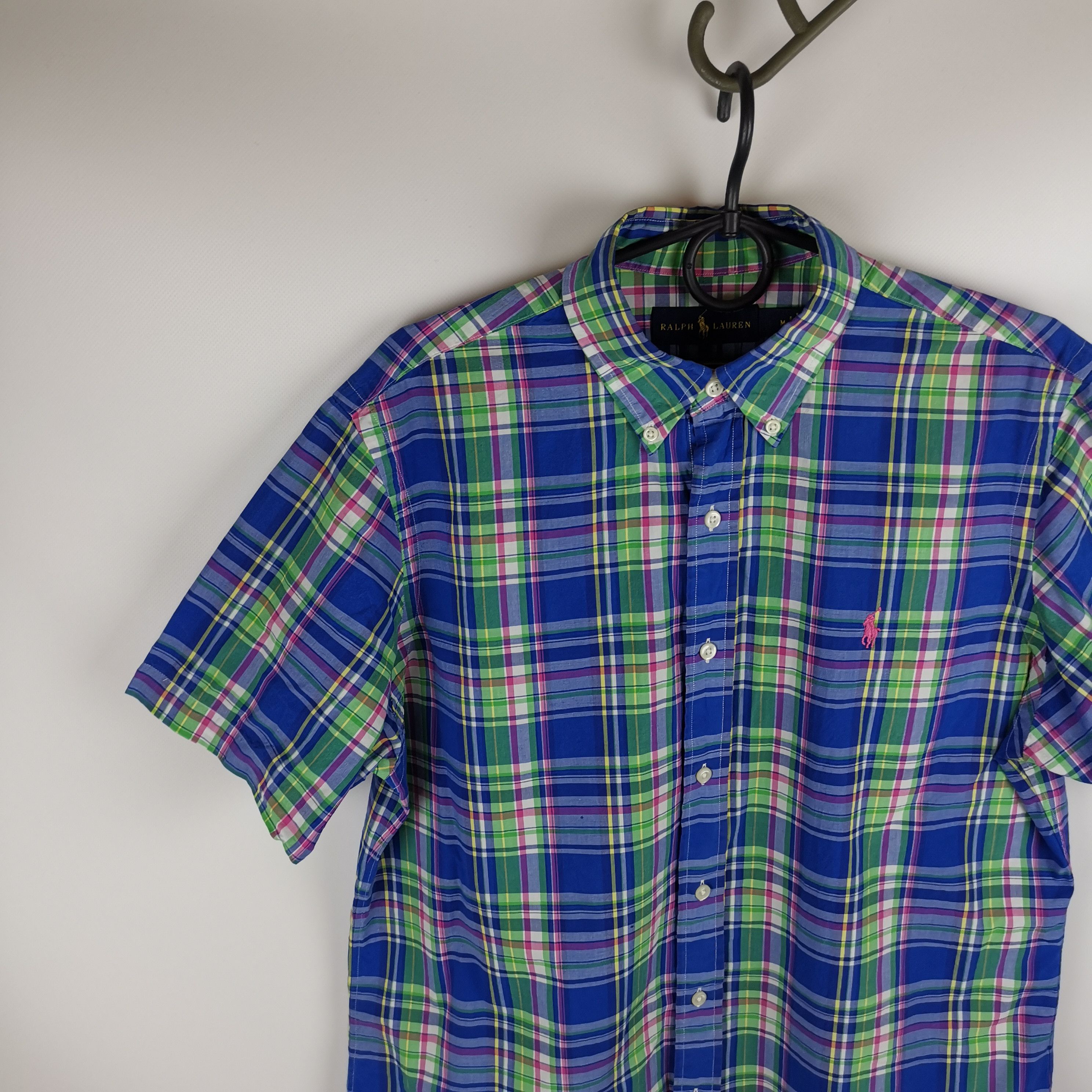 Polo Ralph Lauren Polo Ralph Lauren check plaid multicolor short sleeve shirt Size US M / EU 48-50 / 2 - 5 Thumbnail
