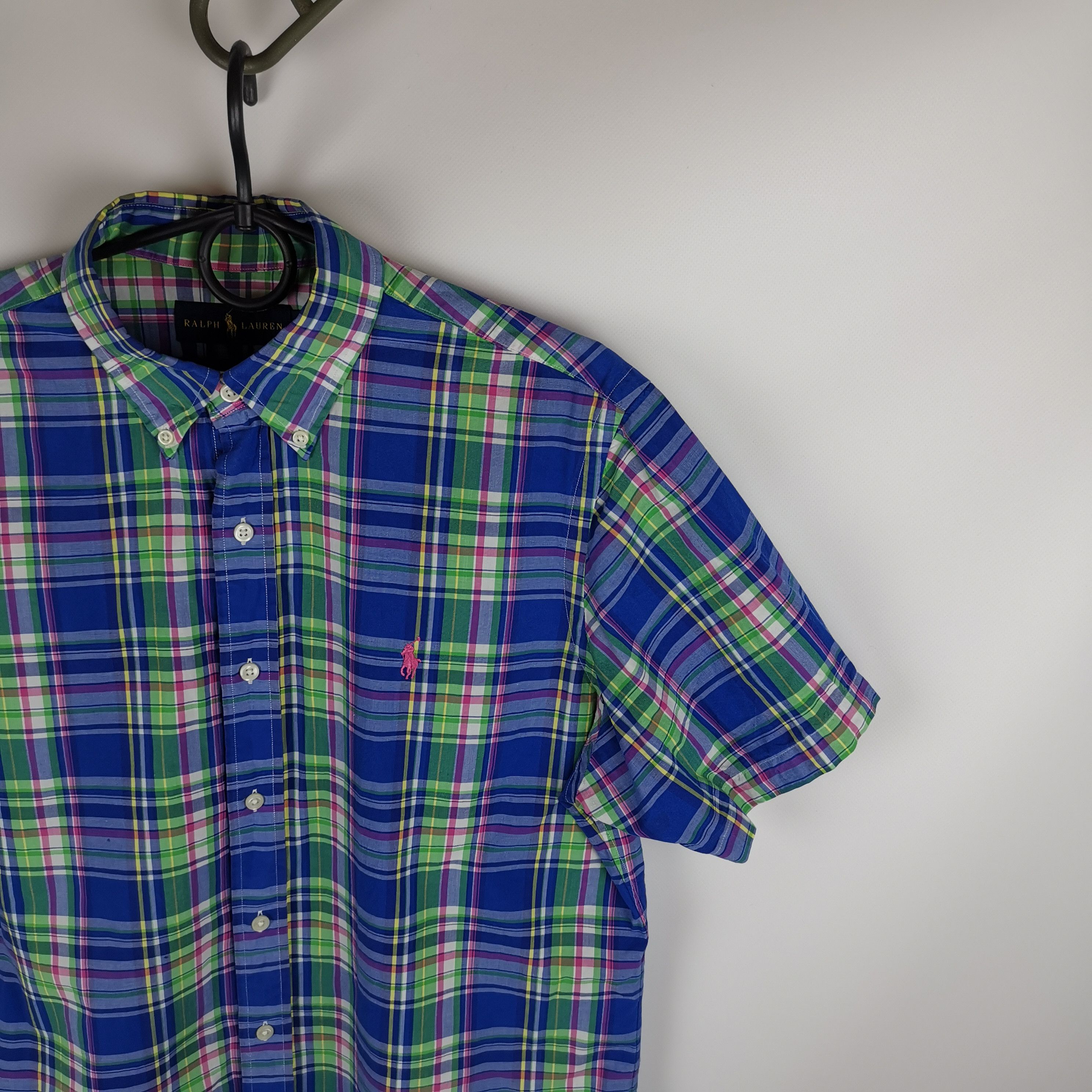 Polo Ralph Lauren Polo Ralph Lauren check plaid multicolor short sleeve shirt Size US M / EU 48-50 / 2 - 4 Thumbnail
