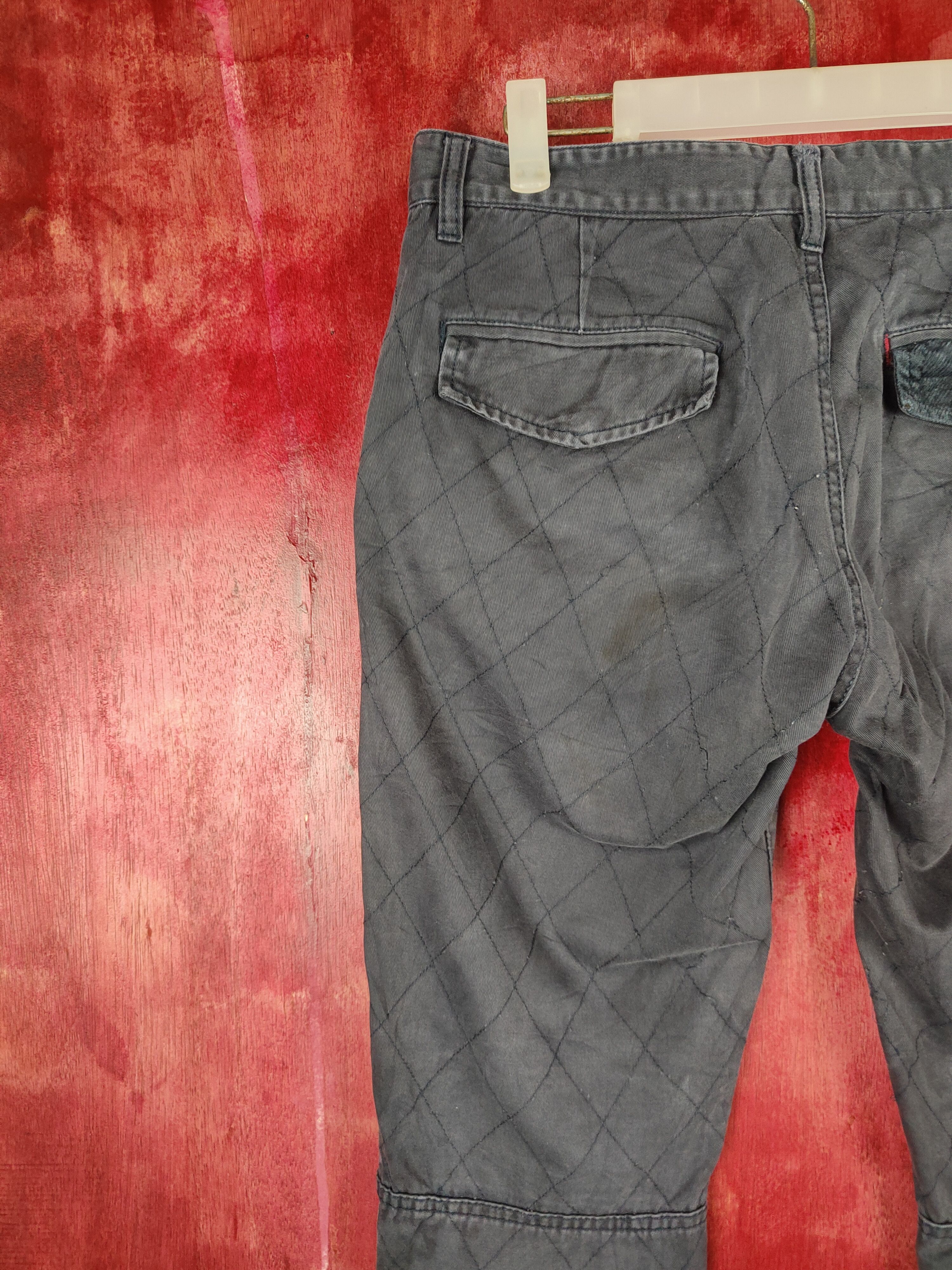 Faded Glory × Japanese Brand Jpegg Dark Blue Faded Multi Pocket Tactical Pants #S614 Size US 30 / EU 46 - 9 Thumbnail