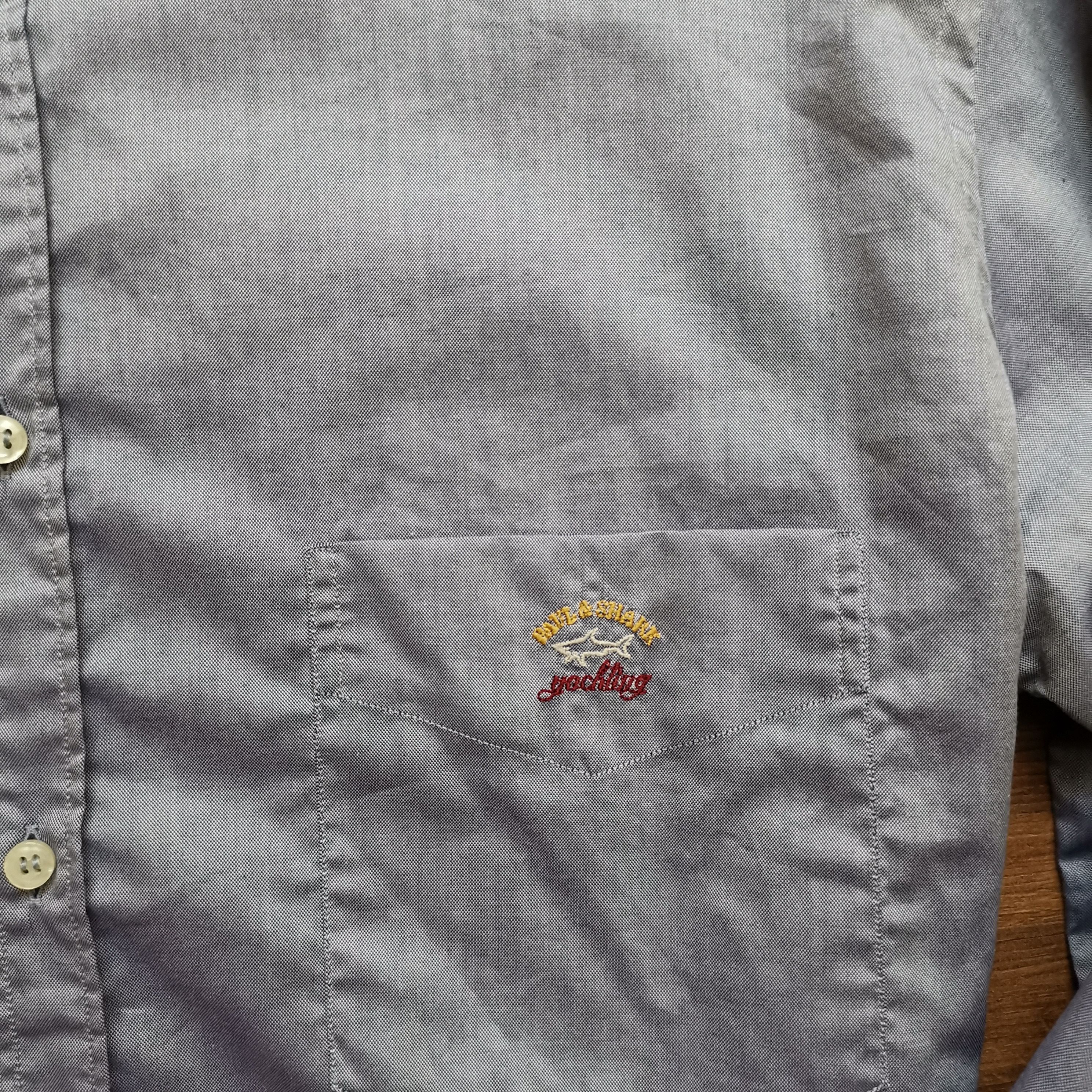 Paul & Shark Paul shark Size 44 shimmer shirt gray fitted Size US XL / EU 56 / 4 - 5 Thumbnail