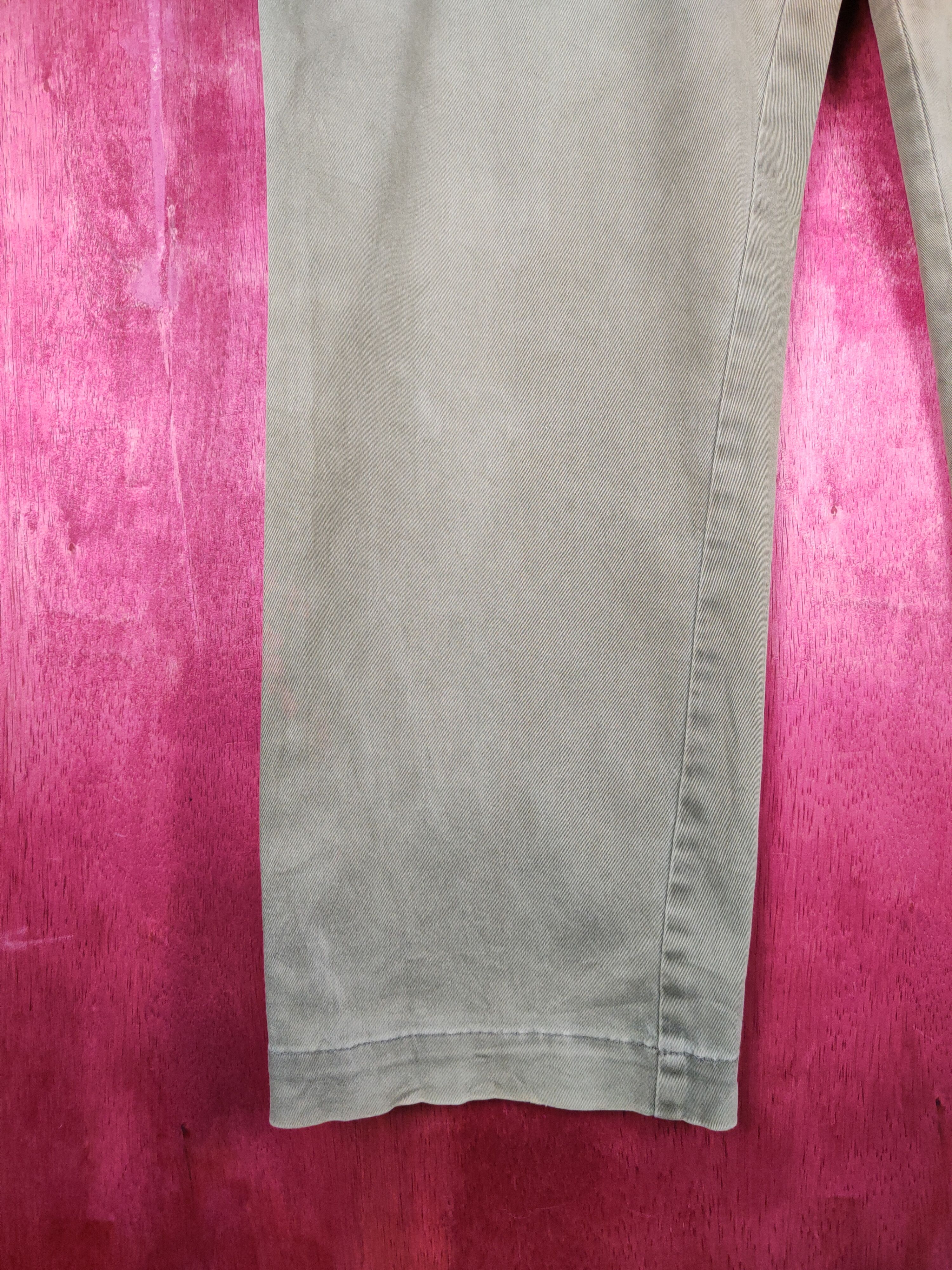 Japanese Brand Uniqlo Green Faded Multi Pocket Tactical Cargo Pants #S613 Size US 34 / EU 50 - 4 Thumbnail