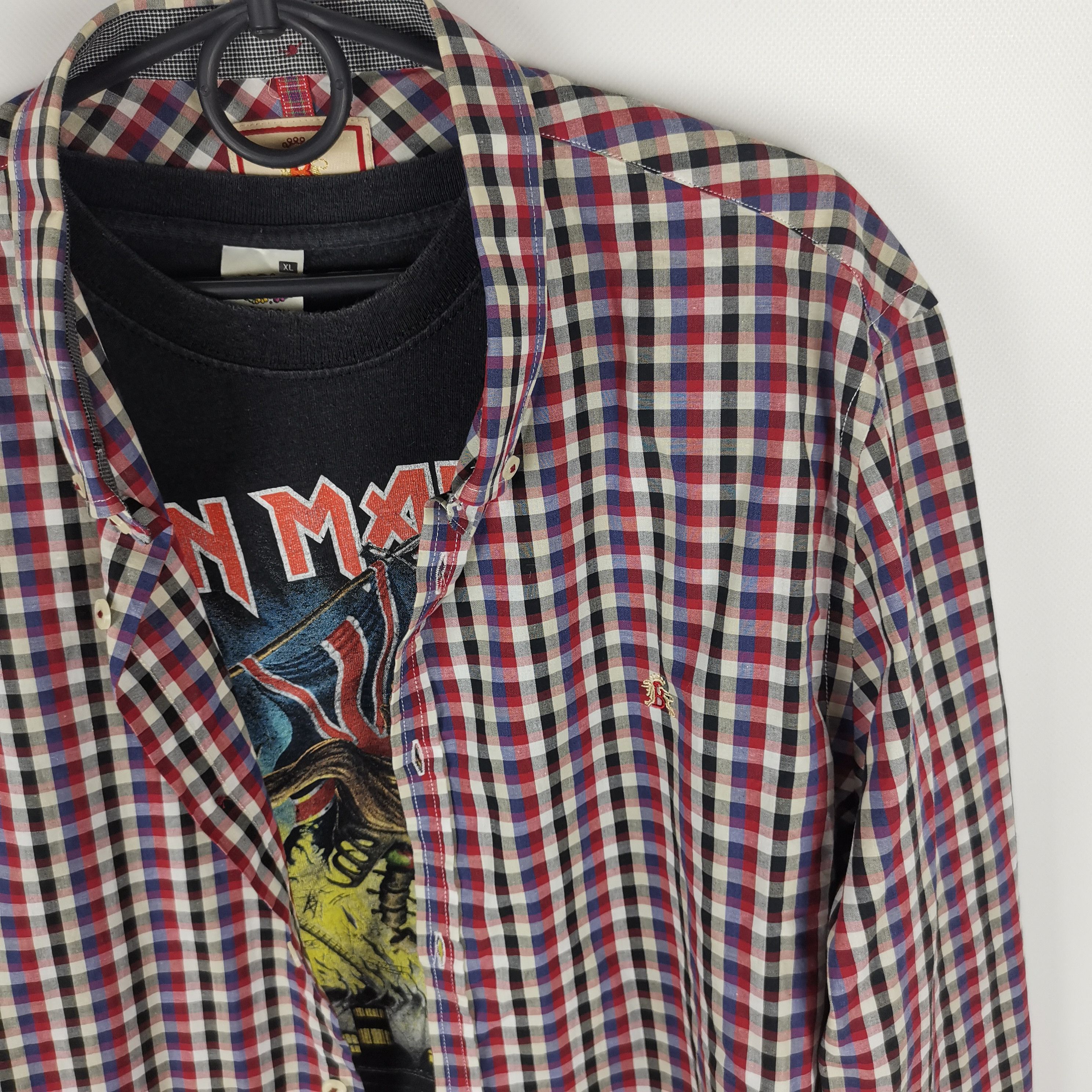Baracuta Baracuta classic plaid check button up shirt Size US XL / EU 56 / 4 - 4 Thumbnail