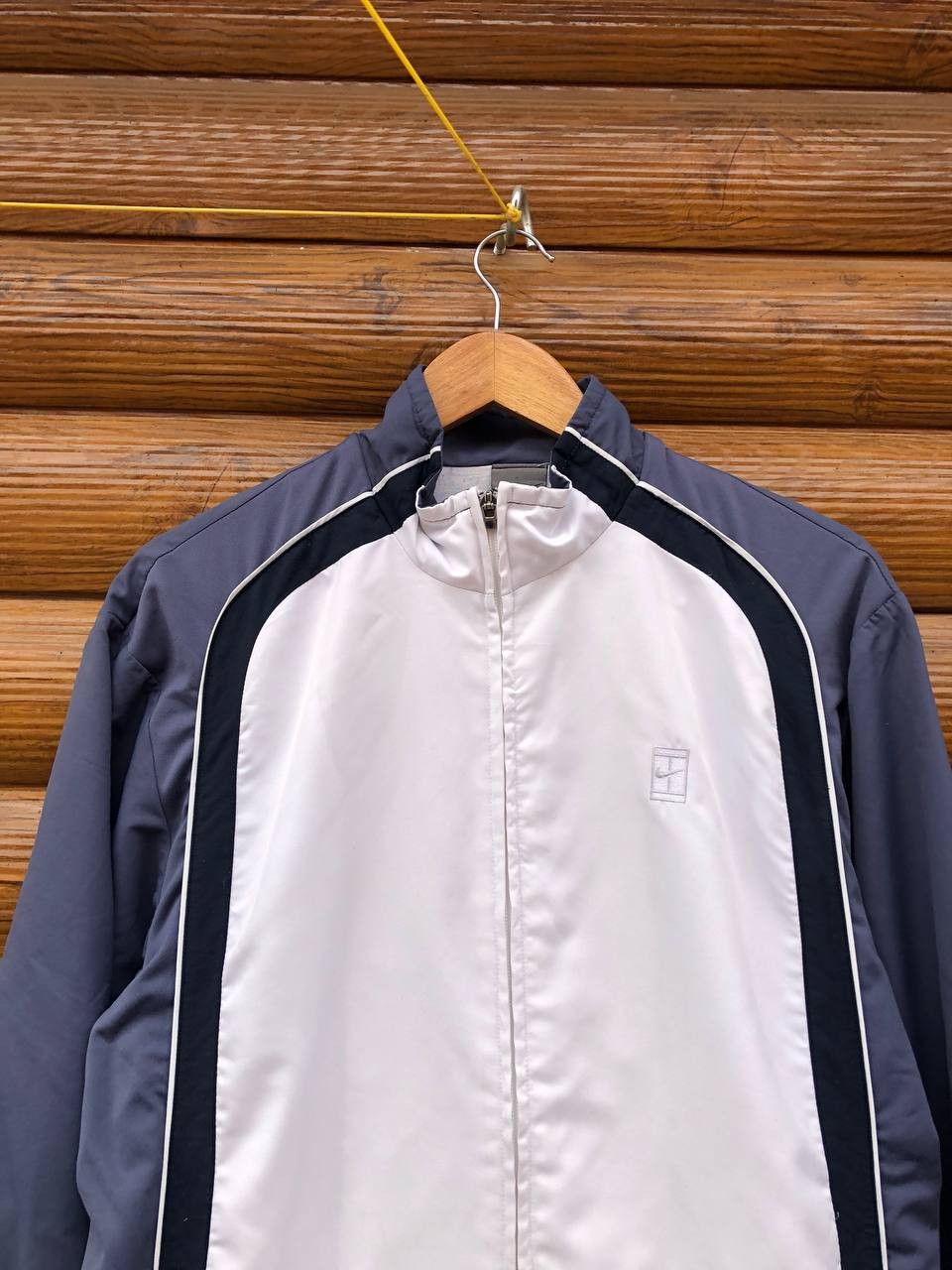 Vintage Vintage 90s Nike Court Nylon Jacket Size US S / EU 44-46 / 1 - 2 Thumbnail