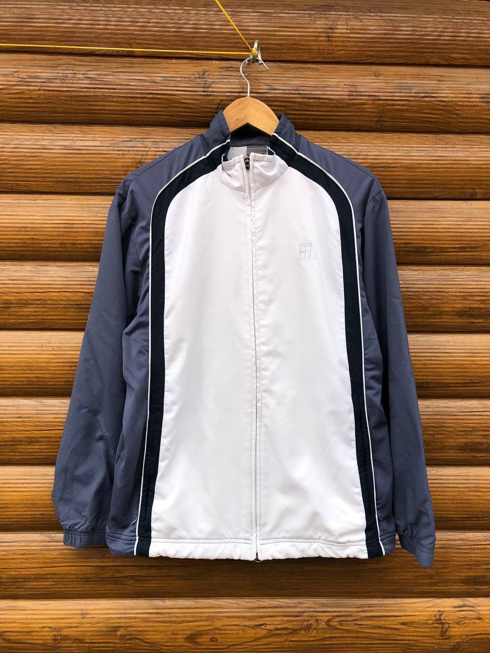 Vintage Vintage 90s Nike Court Nylon Jacket Size US S / EU 44-46 / 1 - 1 Thumbnail