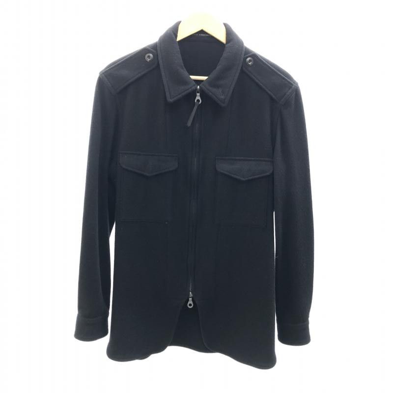 Y's for men military wool nbalck jacket