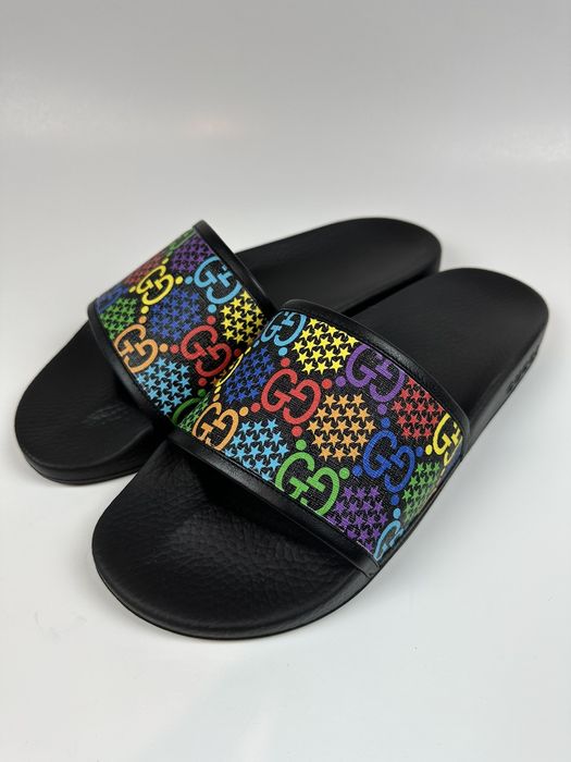 Gucci cheap slides psychedelic