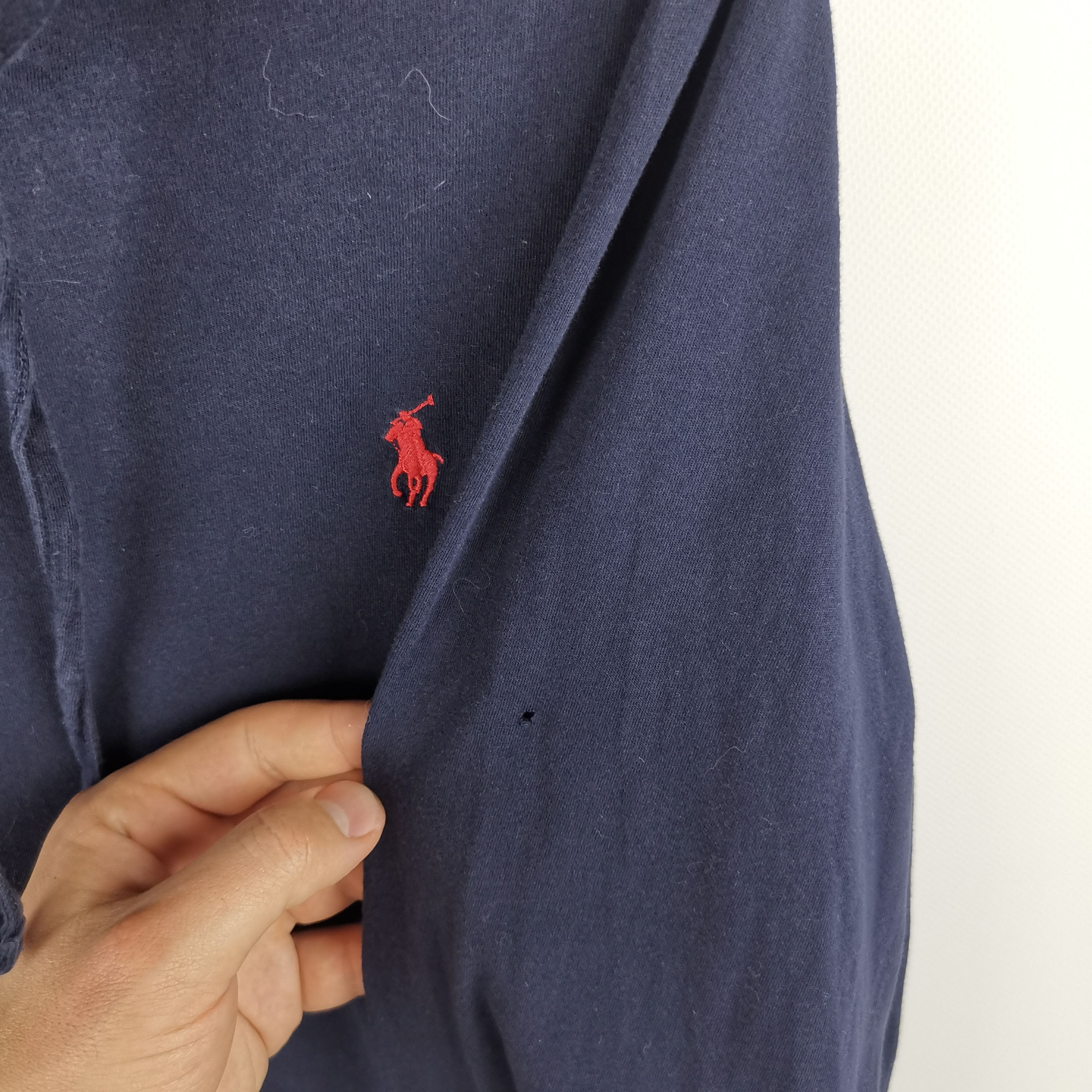 Polo Ralph Lauren Polo Ralph Lauren blue navy longsleeve hooded light logo Size US M / EU 48-50 / 2 - 5 Thumbnail