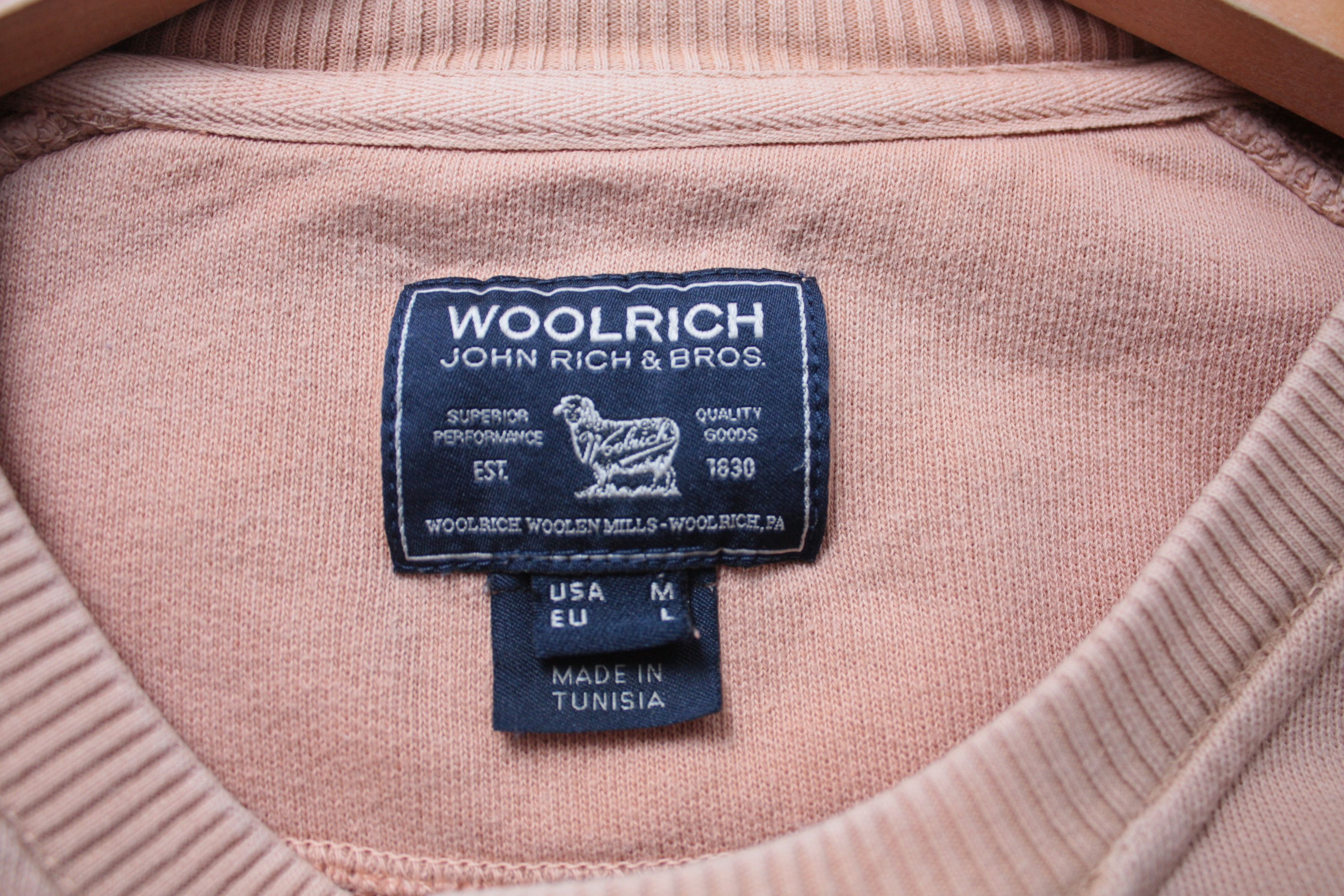Woolrich Woolen Mills Woolrich Peachy Crew Neck Sweatshirt Medium Size US M / EU 48-50 / 2 - 3 Thumbnail
