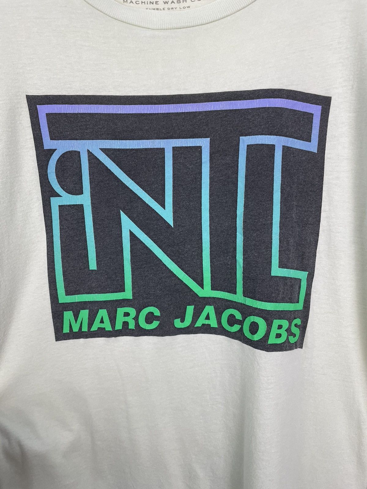 Marc Jacobs × Marc by Marc Jacobs × Vintage BY MARC JACOBS Intl Logo Tee - Y2K Designer Streetwear Size US M / EU 48-50 / 2 - 5 Thumbnail