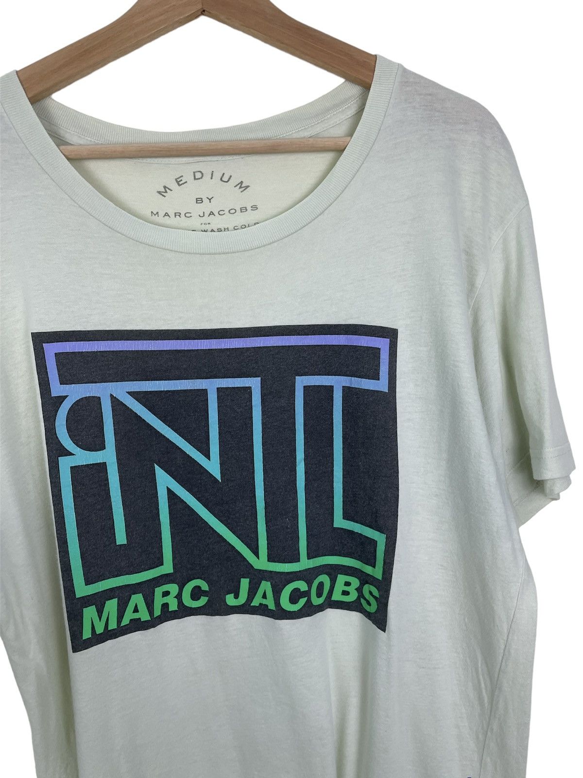 Marc Jacobs × Marc by Marc Jacobs × Vintage BY MARC JACOBS Intl Logo Tee - Y2K Designer Streetwear Size US M / EU 48-50 / 2 - 4 Thumbnail