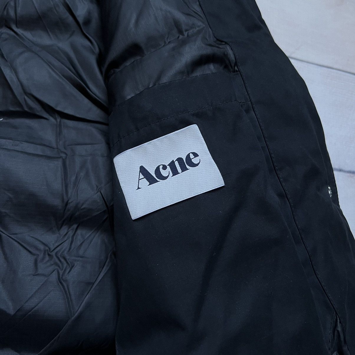 Acne Studios × Designer Acne Studios Puffer Down Jacket Parka Coat Black Size M / US 6-8 / IT 42-44 - 5 Thumbnail