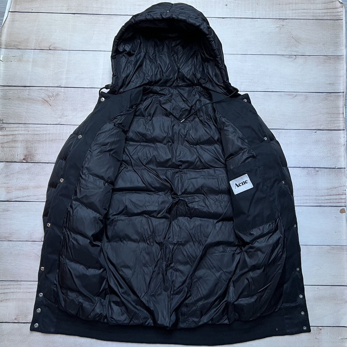 Acne Studios Puffer Down Jacket Parka Coat Black