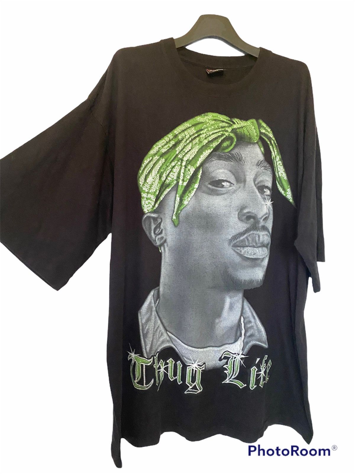 Rap Tees × Vintage Vintage Tupac Thug Life Bootleg Tees BIG SIZE XXXL Size US XXL / EU 58 / 5 - 3 Thumbnail