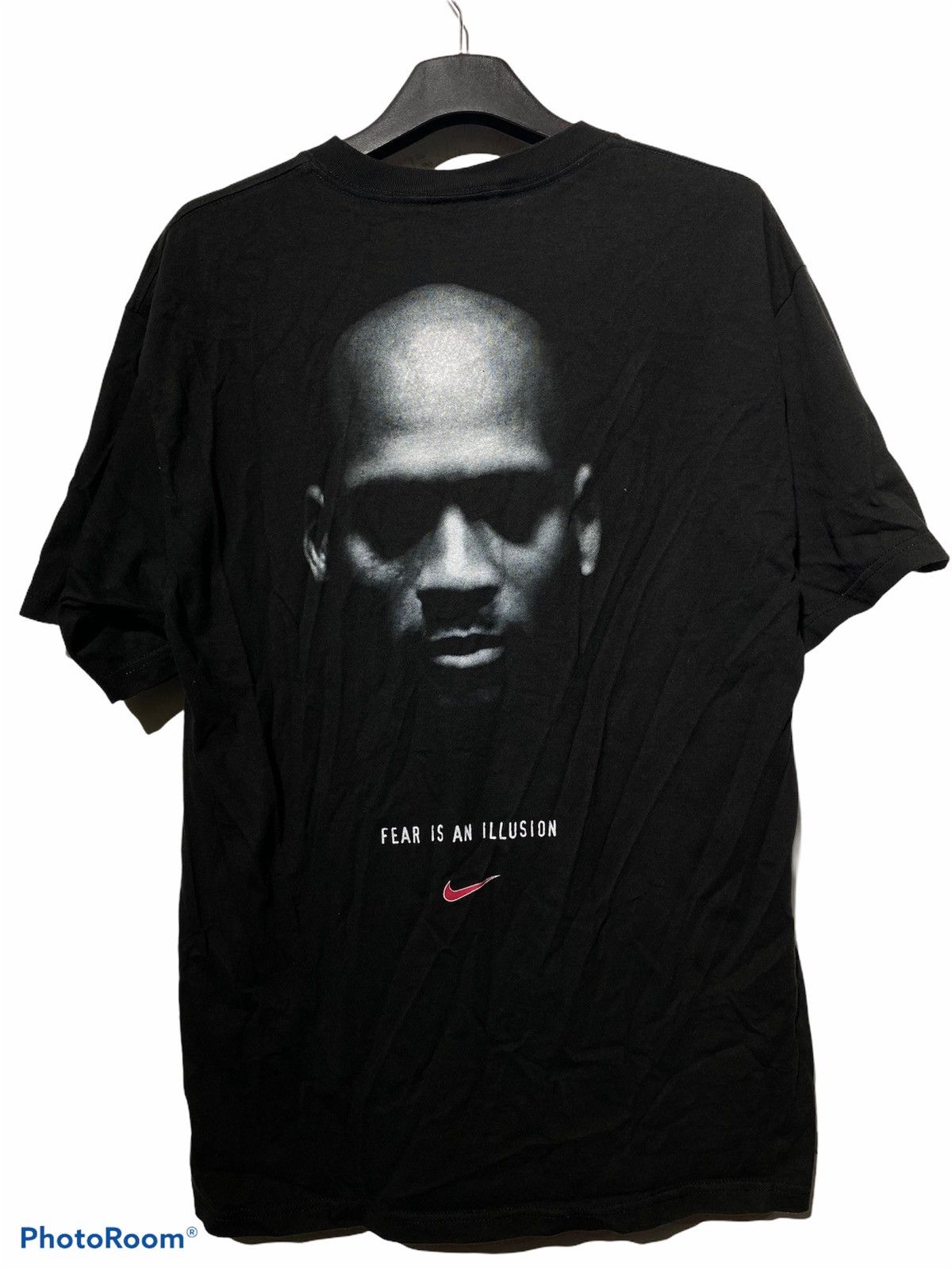 トップス NIKE 90's Jordan FEAR IS AN ILLUSION Tee RARE! Vintage 90s Nike Michael Jordan Fear is an Illusion
