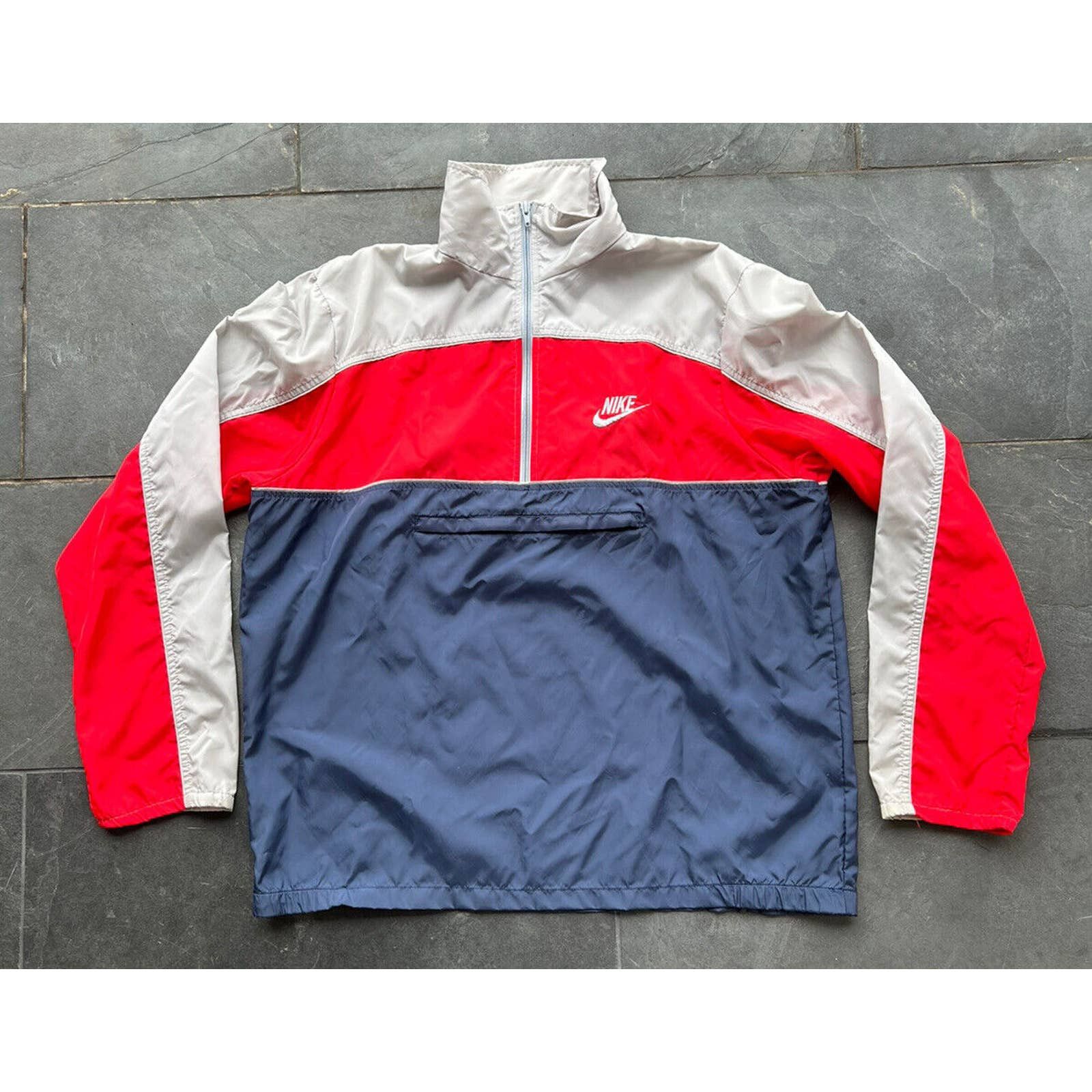 Nike Vintage 80s Nike Windbreaker Anorak Style Jacket Size Large Grailed
