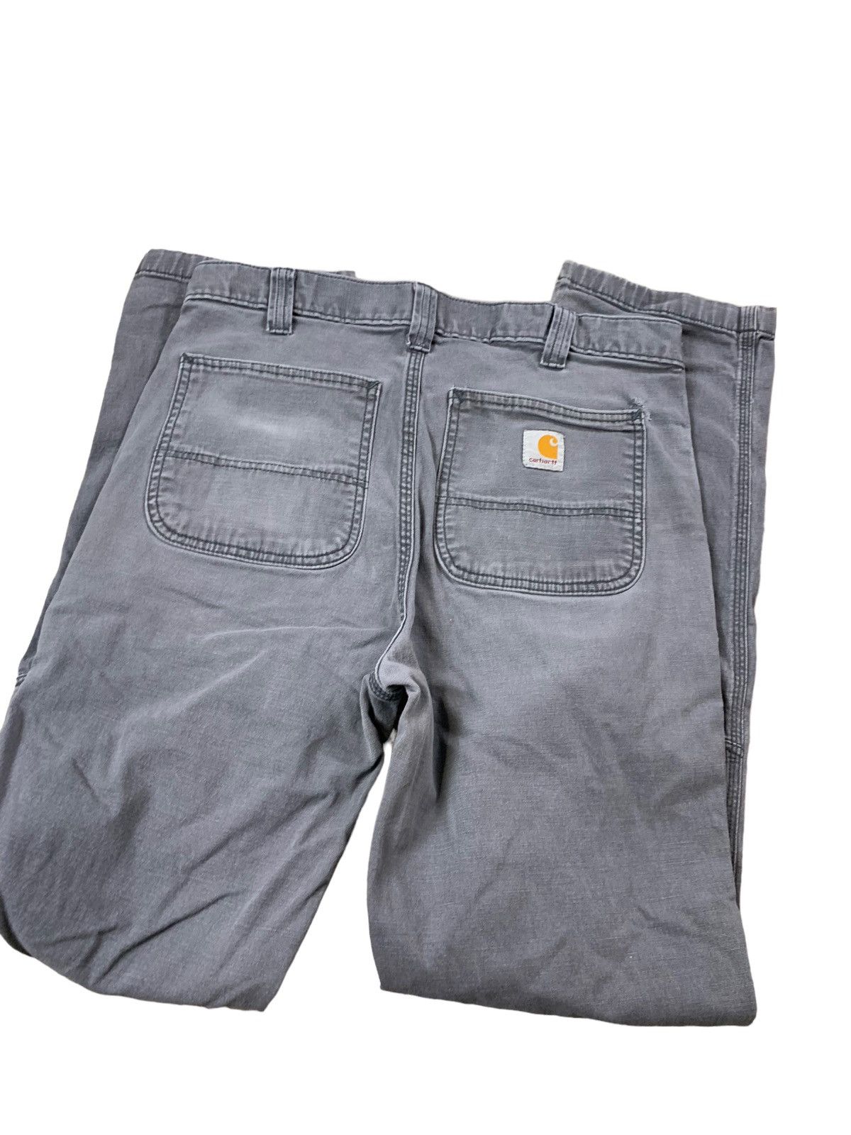Carhartt VINTAGE FADED GREY CARHARTT ESSENTIAL WORK PANTS Size US 32 / EU 48 - 1 Thumbnail