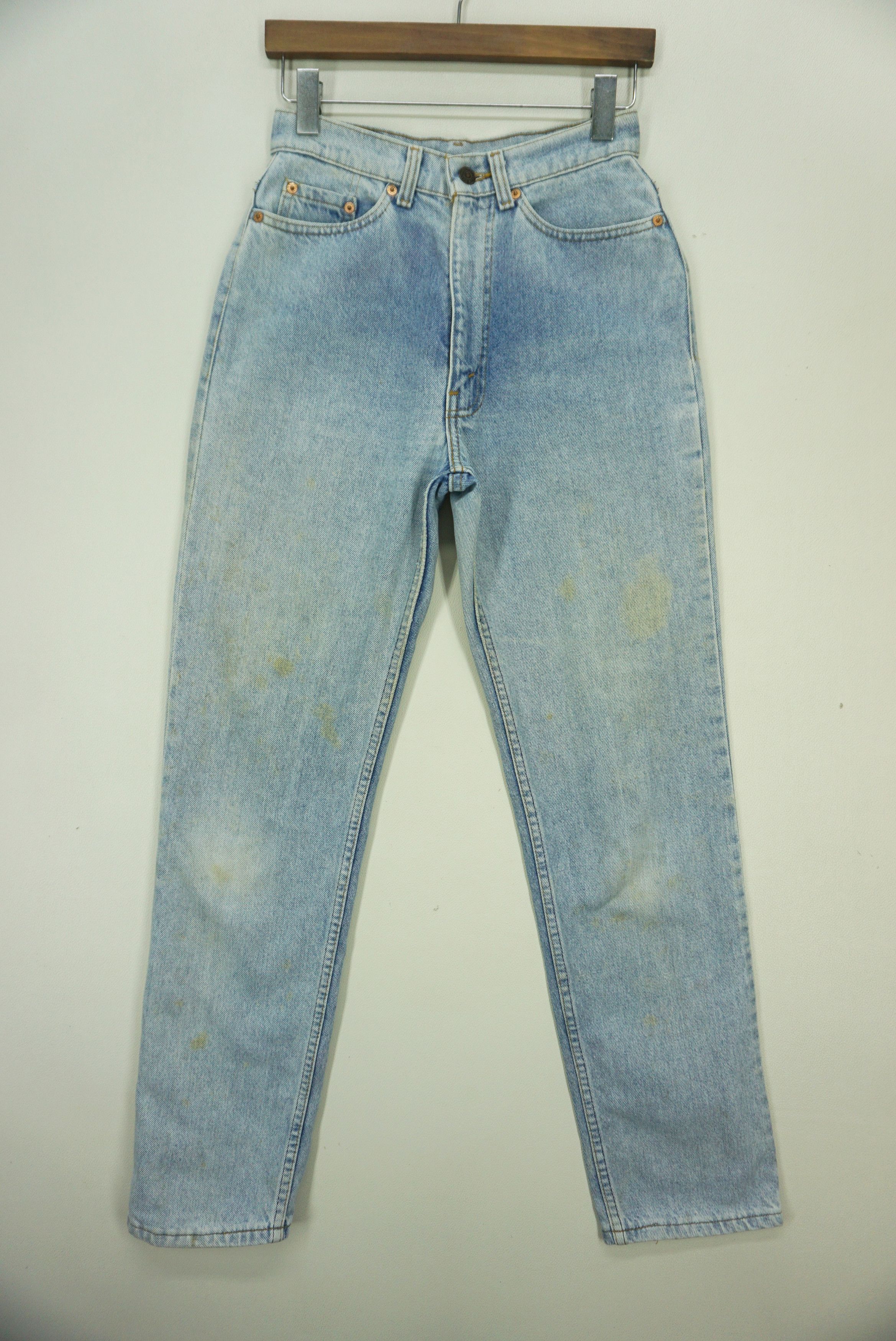 image of Levis 510 Size 27 Distressed 90's Jeans Dirty Blue Usa, Women's