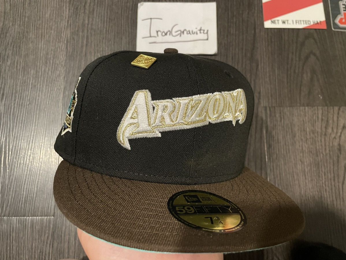 Capsule × MLB × New Era 7 3/4 Capsule Hats Arizona Diamondback Script Vintage Fitted Size ONE SIZE - 1 Thumbnail
