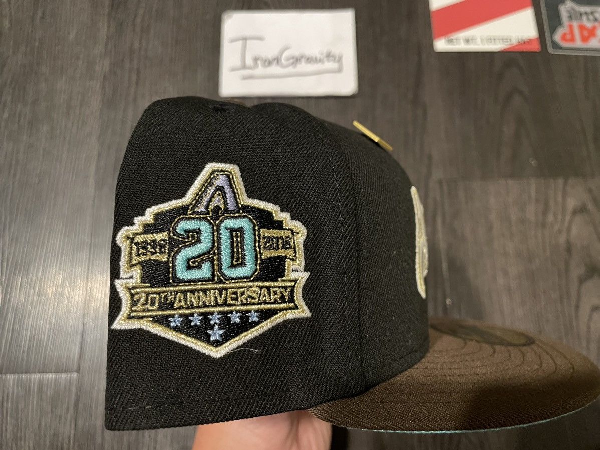 Capsule × MLB × New Era 7 3/4 Capsule Hats Arizona Diamondback Script Vintage Fitted Size ONE SIZE - 3 Thumbnail