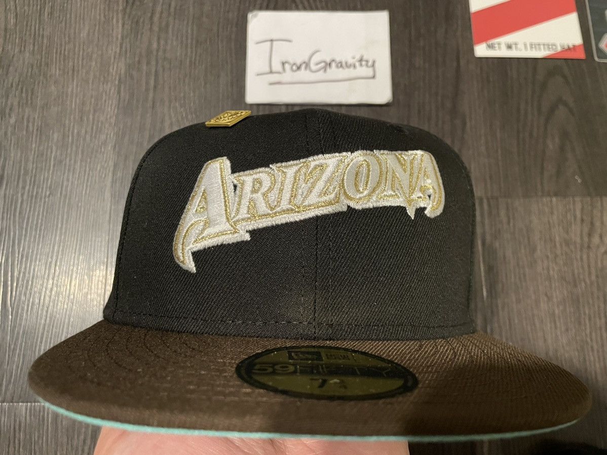Capsule × MLB × New Era 7 3/4 Capsule Hats Arizona Diamondback Script Vintage Fitted Size ONE SIZE - 2 Thumbnail