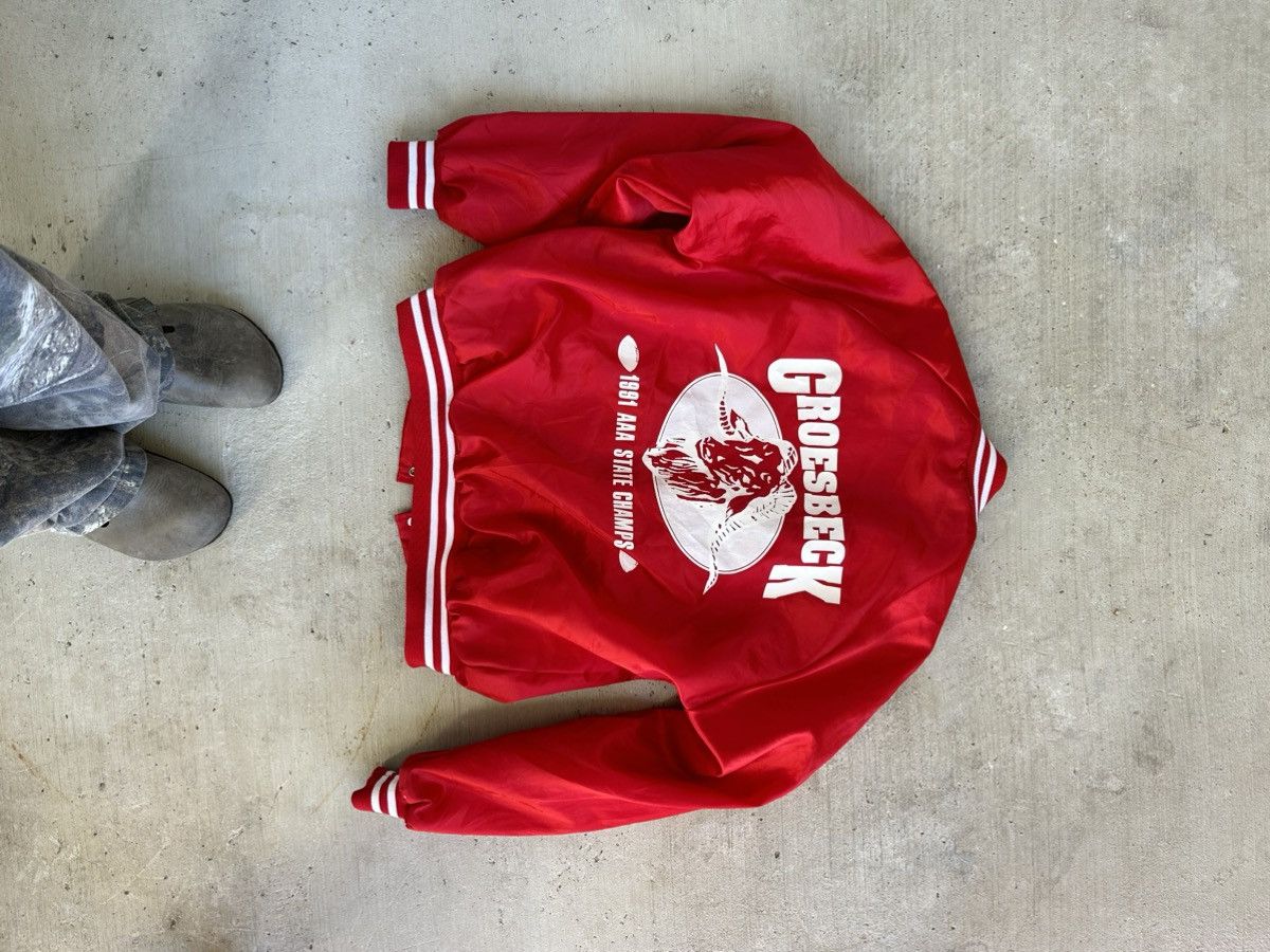 Vintage Vintage 1991 Groesbeck State Champs Jacket Size US L / EU 52-54 / 3 - 3 Thumbnail