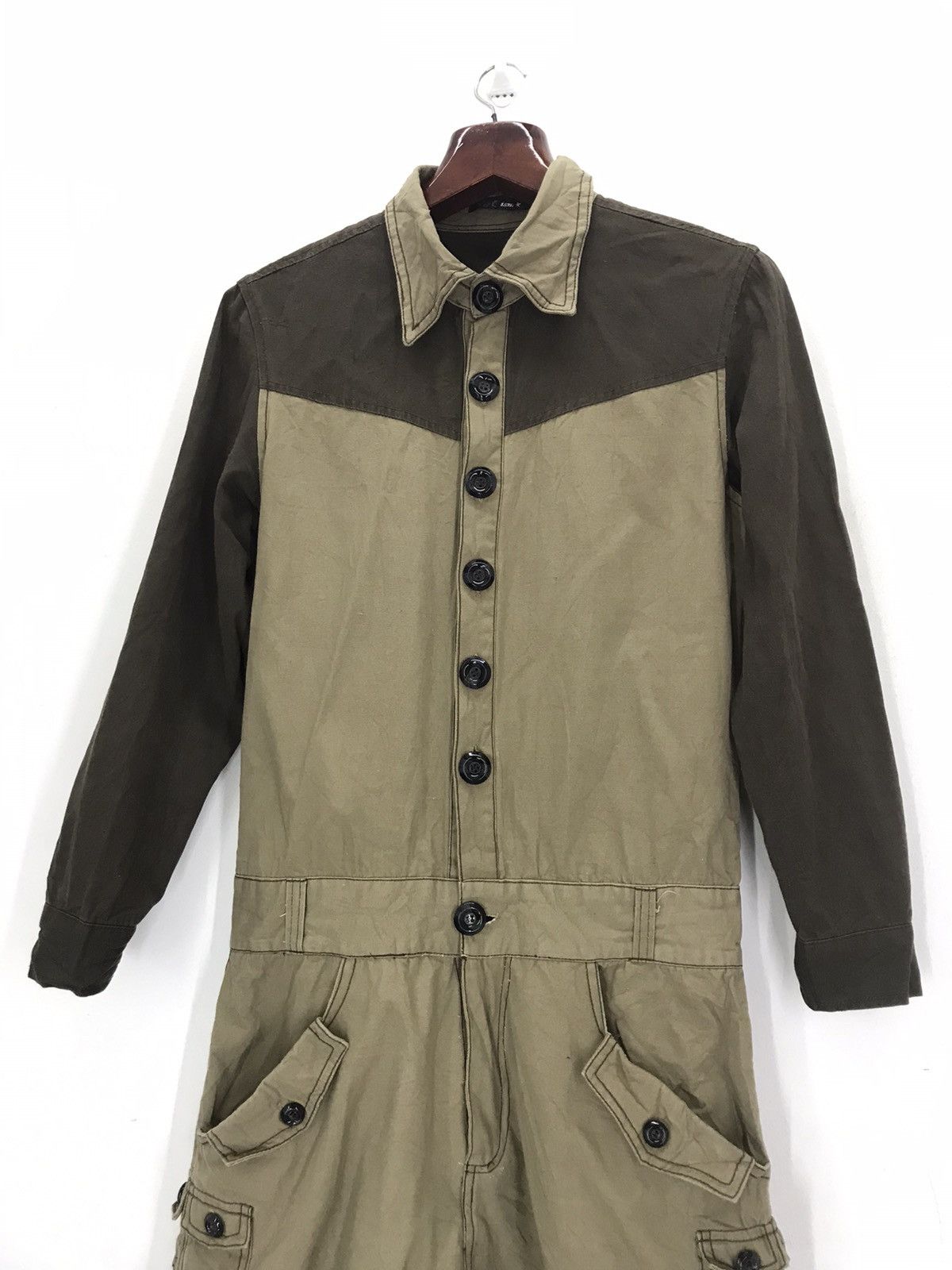 Designer × Japanese Brand Three cool multicolor jumpsuit cargo shorts reconstruct Size US 32 / EU 48 - 9 Thumbnail