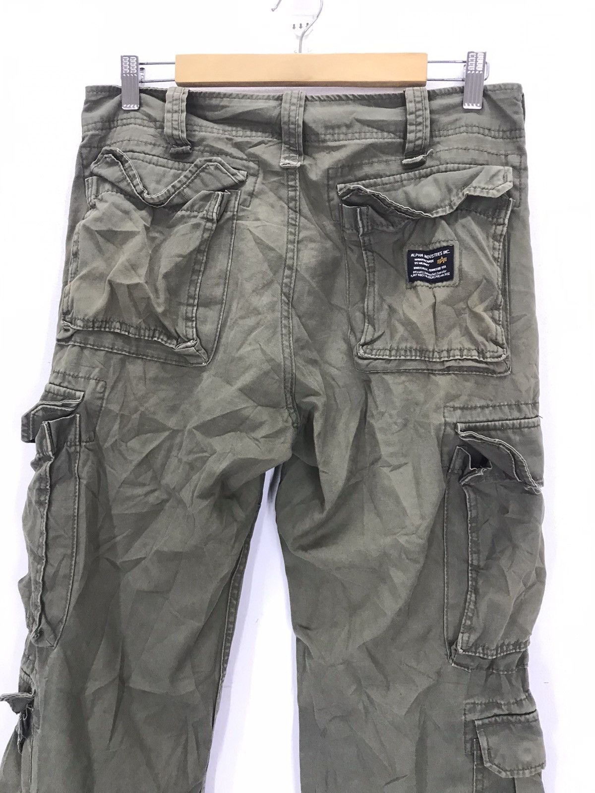 Alpha Industries Vtg Alpha industries 9 pocket tactical cargo pants military Size US 33 - 6 Thumbnail